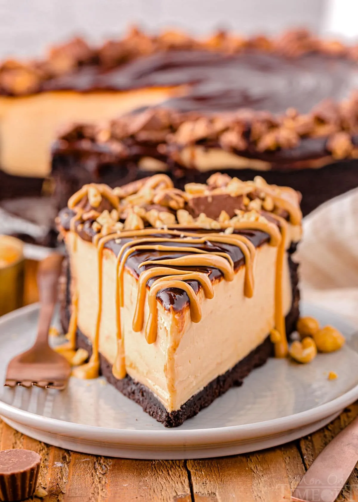 Butterscotch Peanut Butter Cheesecake