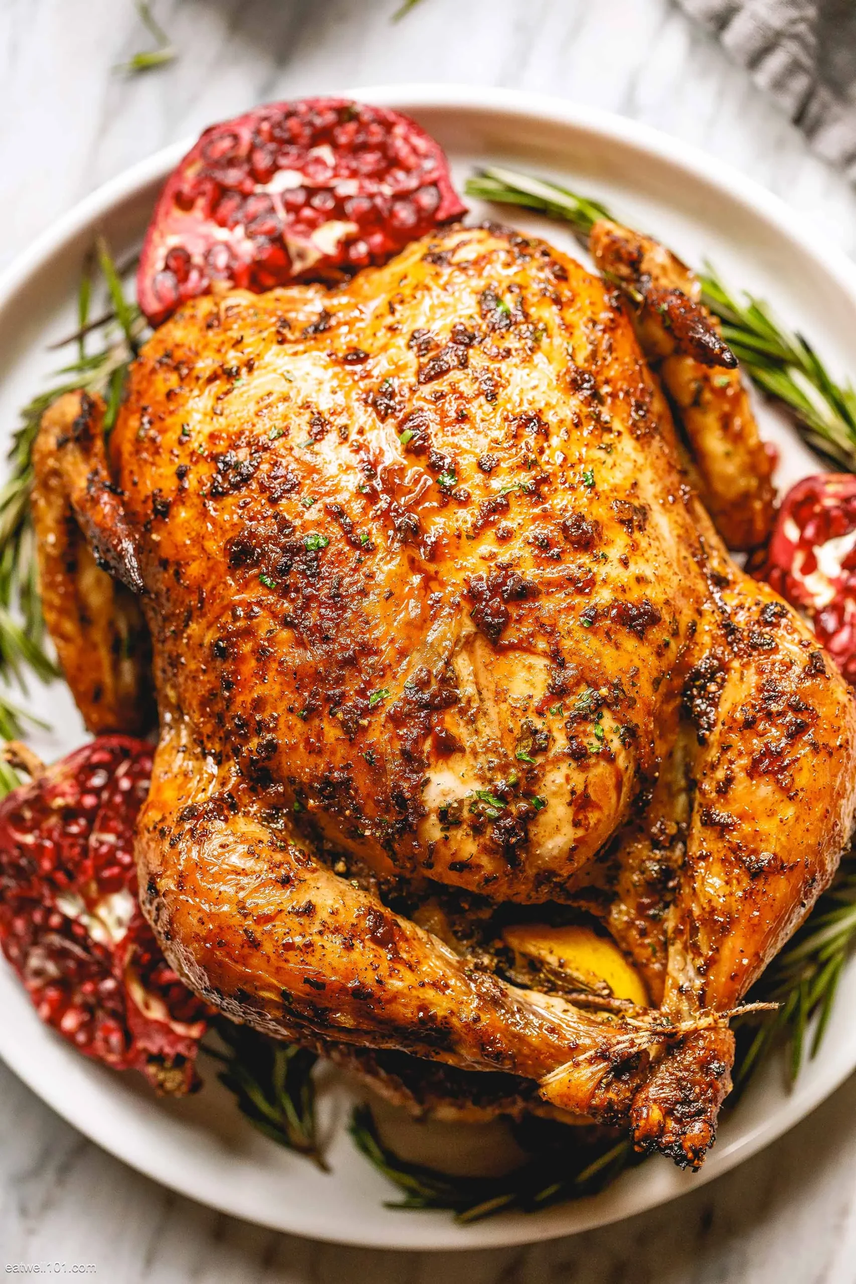 Buttery Garlicky Roast Chicken
