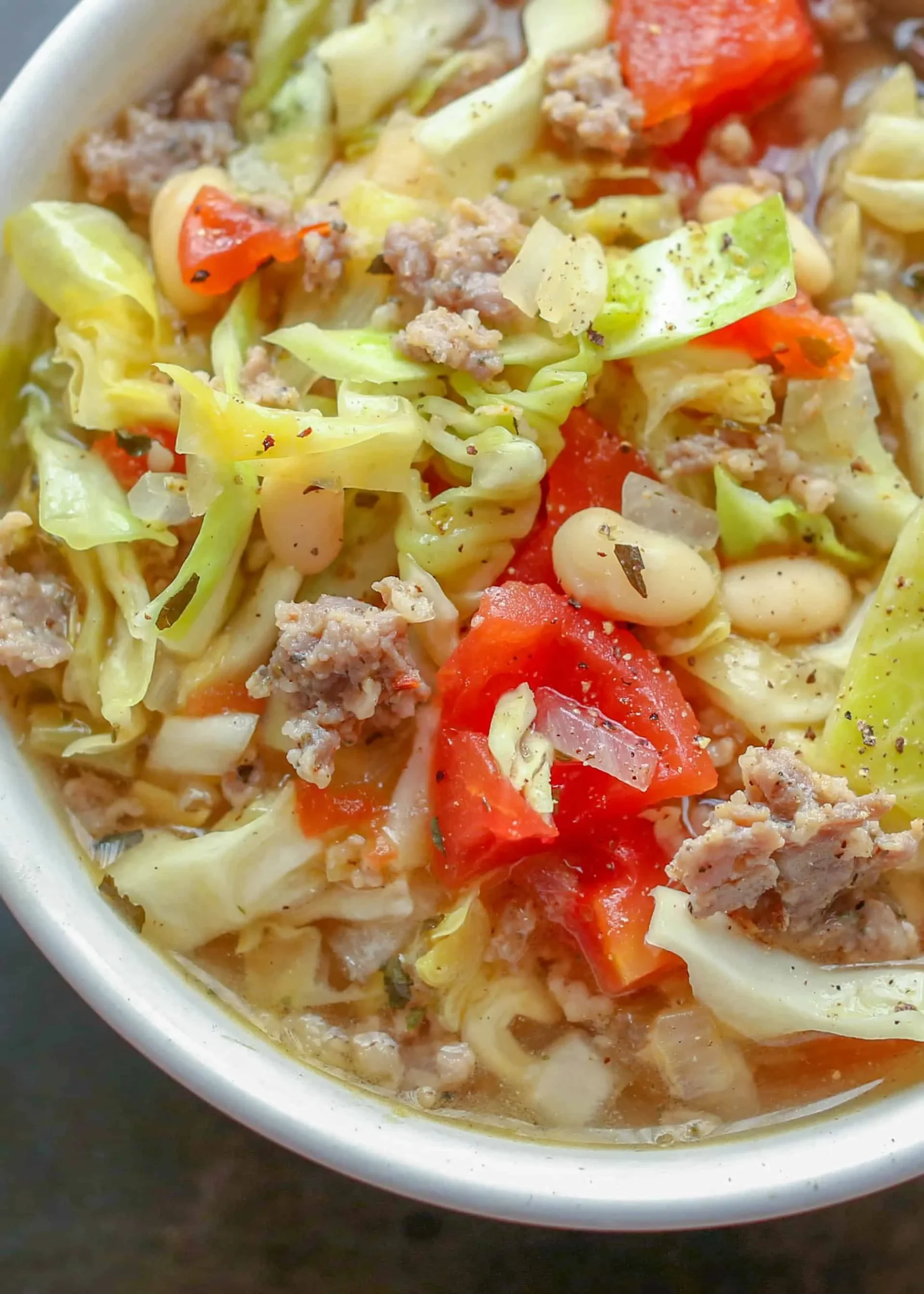 Cabbage and Sausage Soup