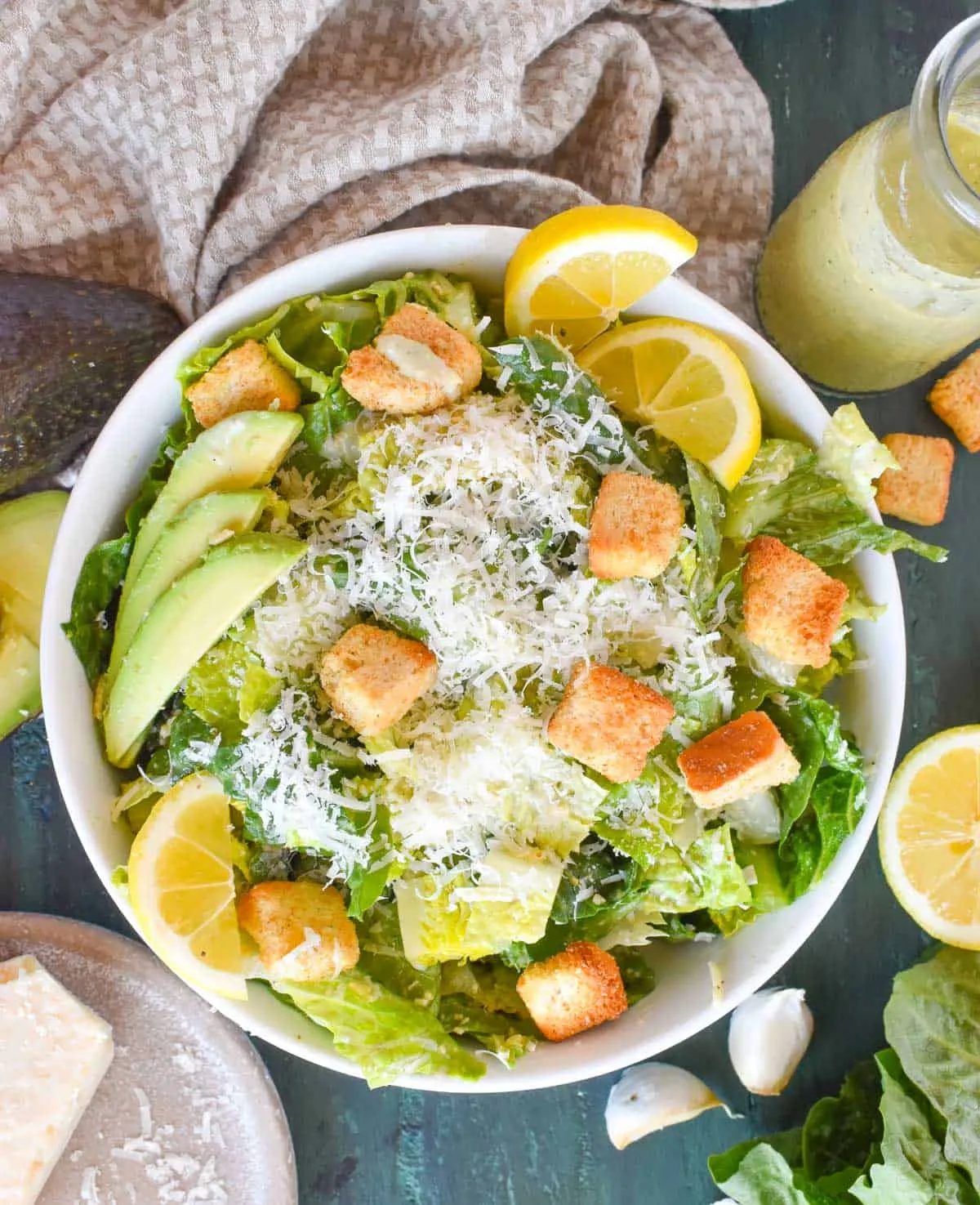 Caesar Salad Avocado Caesar Dressing