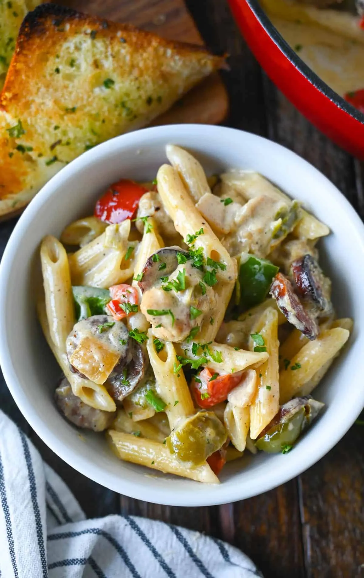 Cajun Chicken and Sausage Pasta