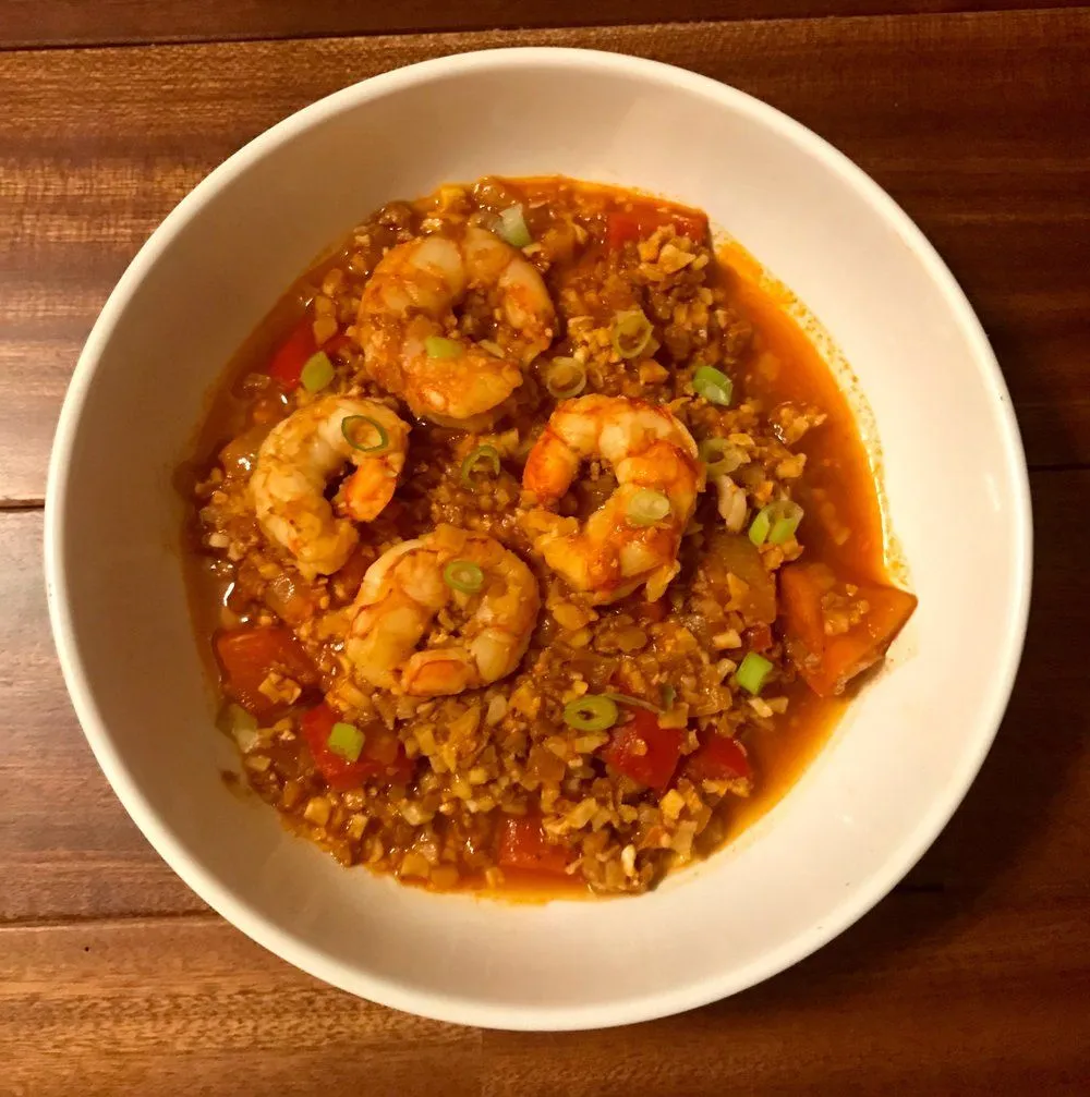 Cajun Jambalaya with Cauliflower Rice