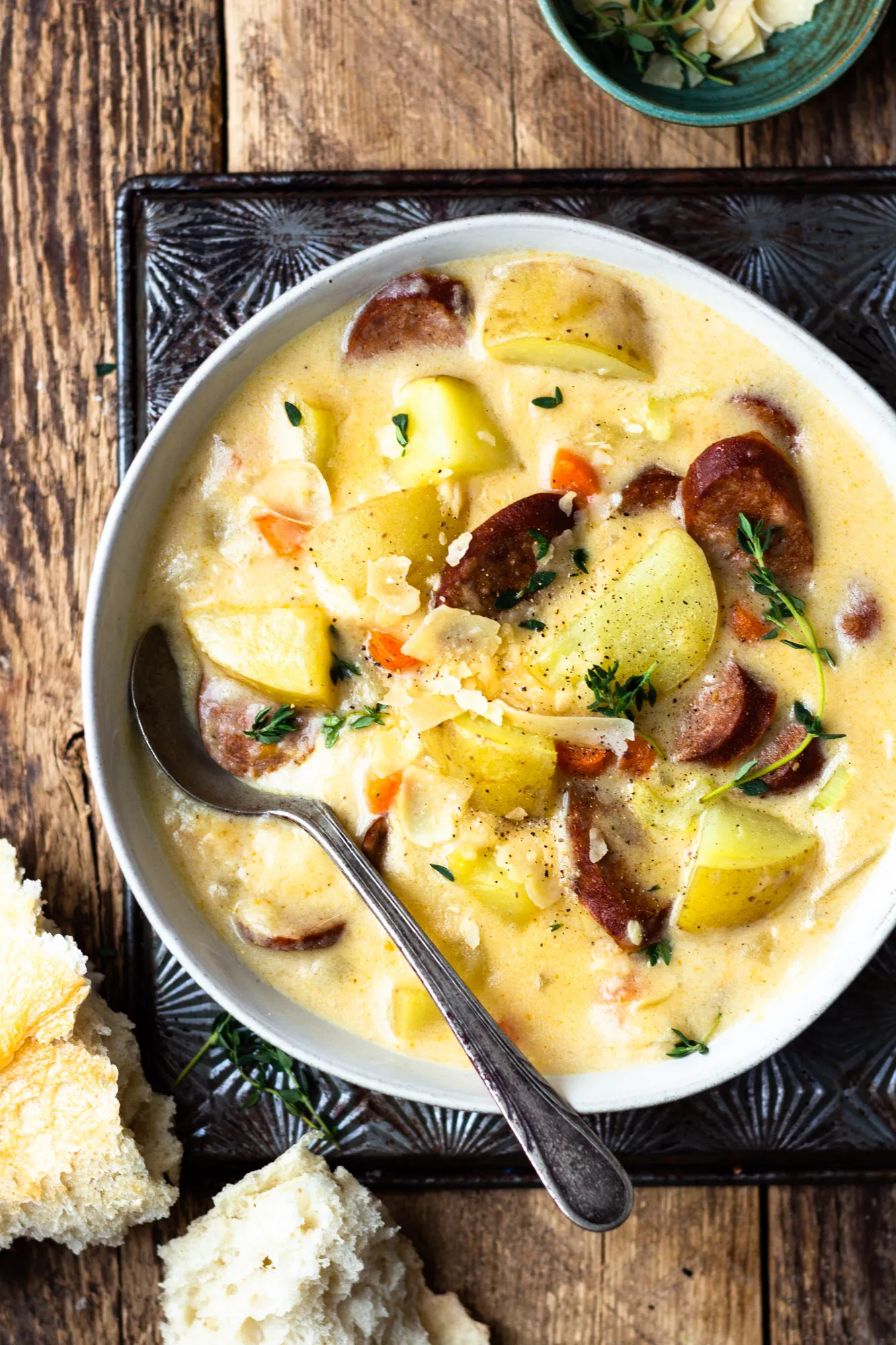 Campfire Sausage and Potato Soup