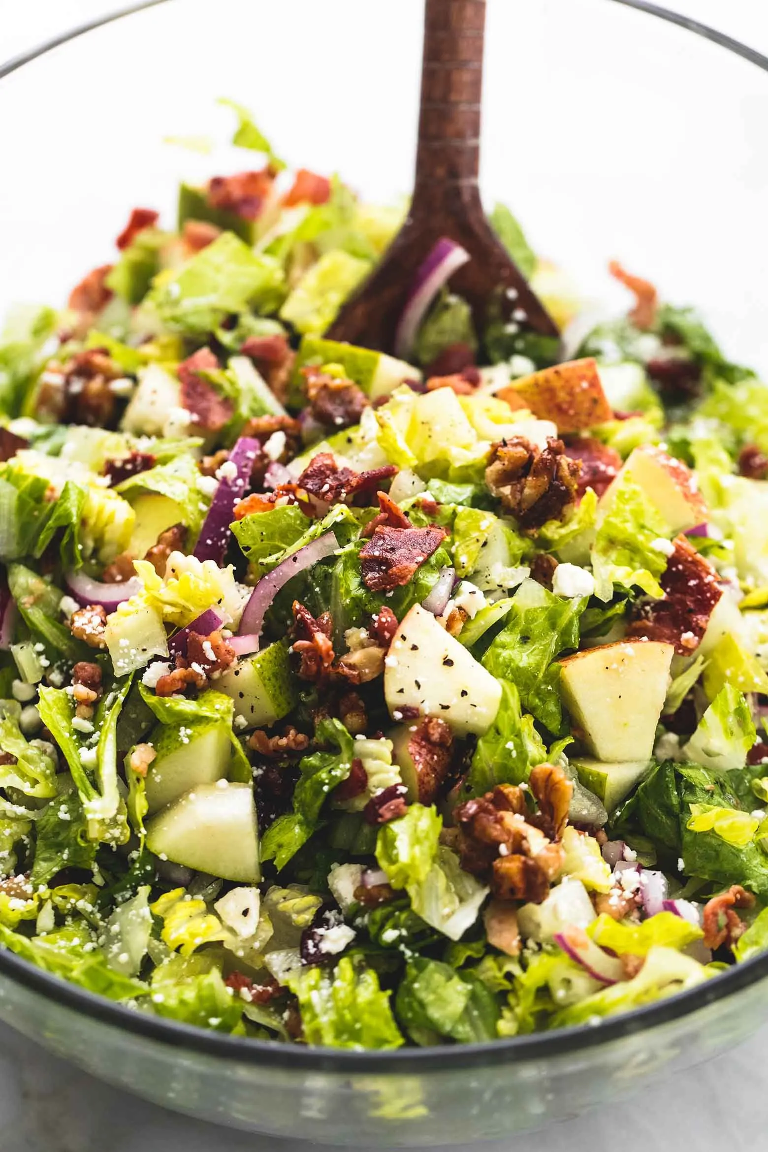 Candied Pecan Salad with Cider Vinaigrette