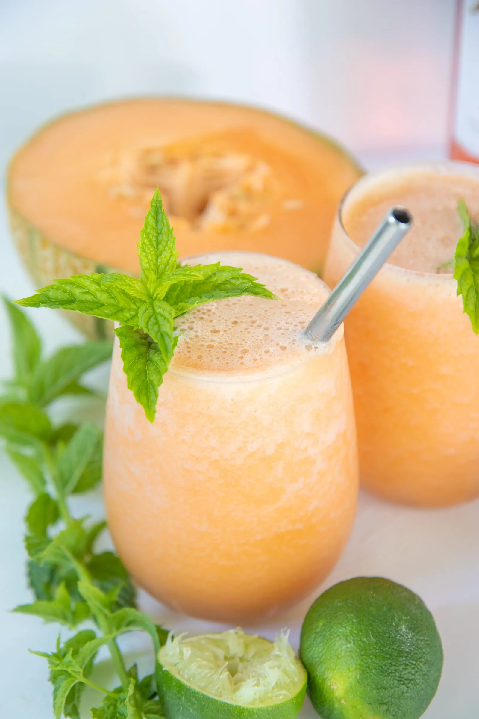 Cantaloupe Frosé Frozen Rosé