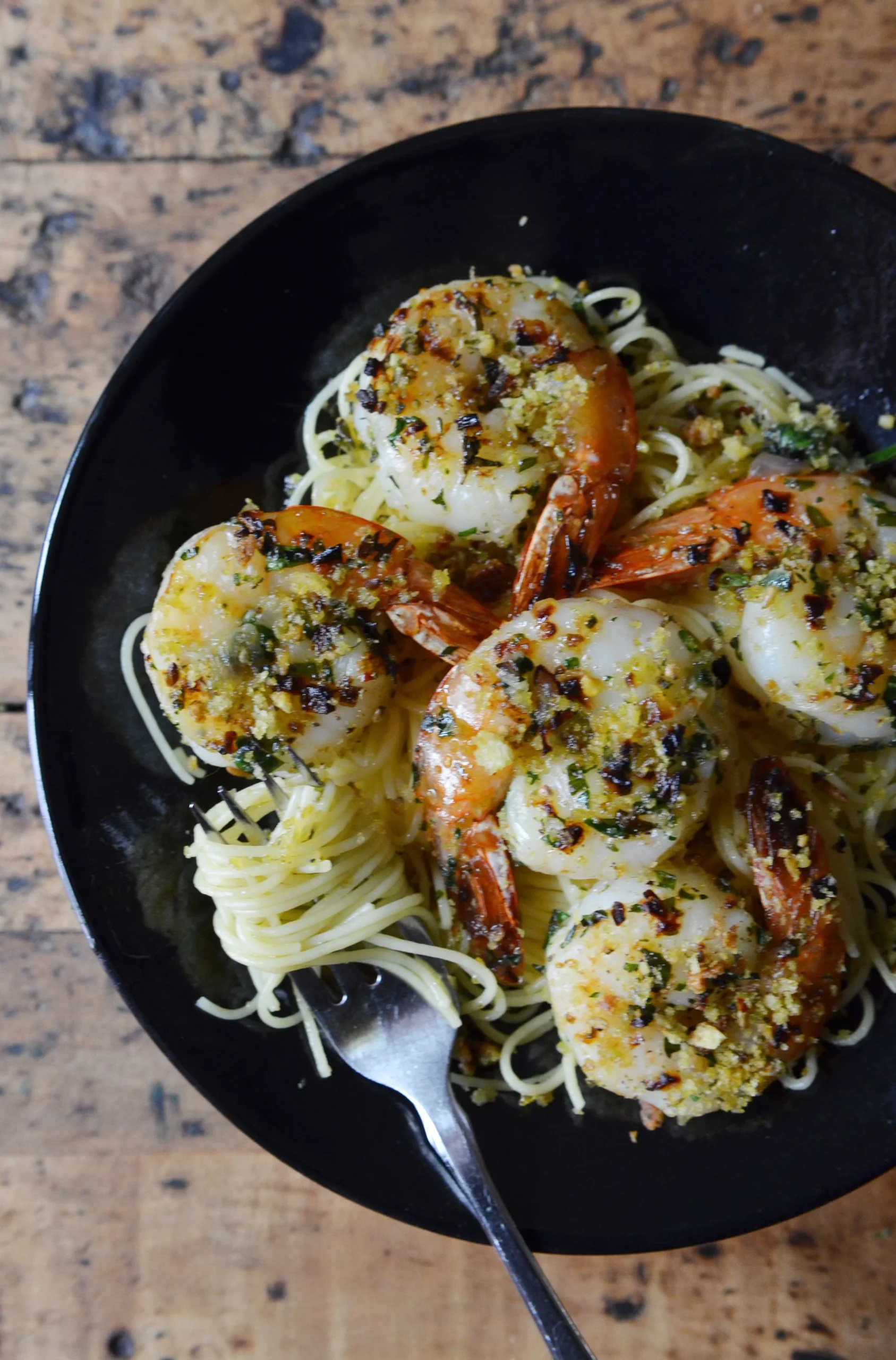 Capellini with Shrimp and Herb Sauce