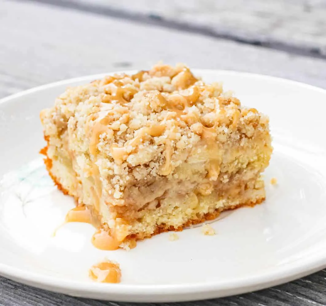 Caramel Crumb Coffee Cake