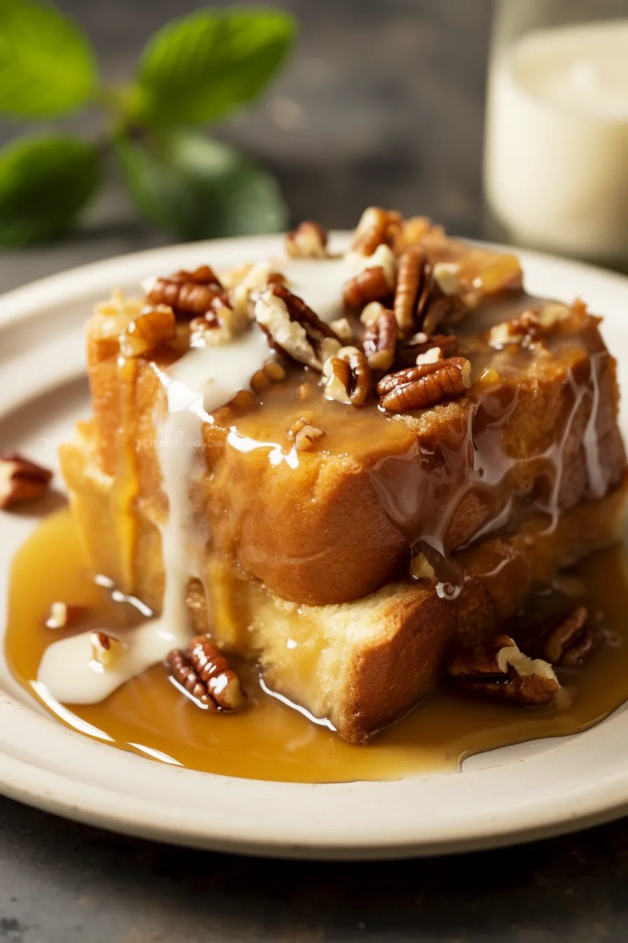 Caramel Pecan Slow Cooker French Toast