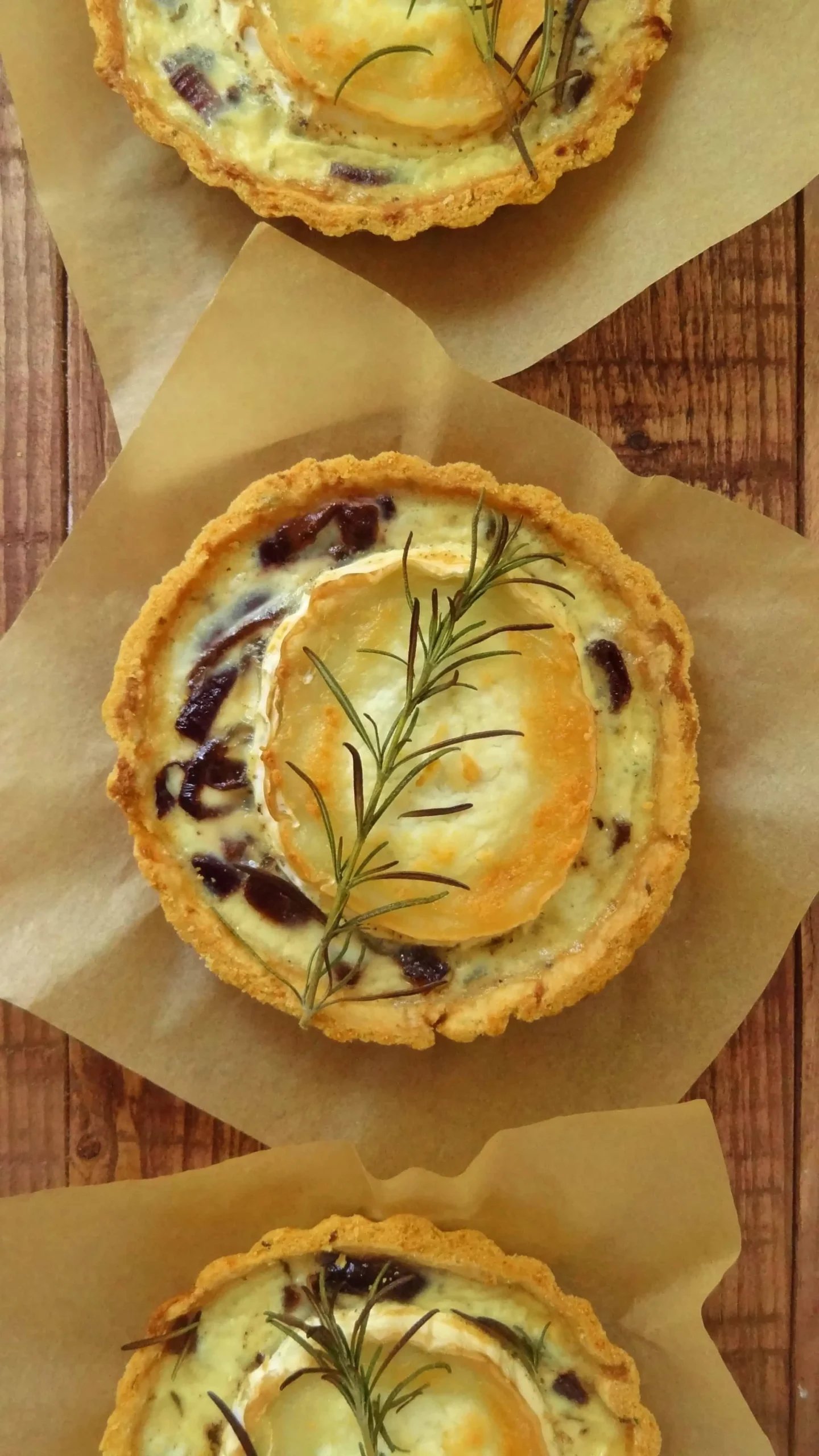 Caramelized Onion Goat Cheese Tartlets