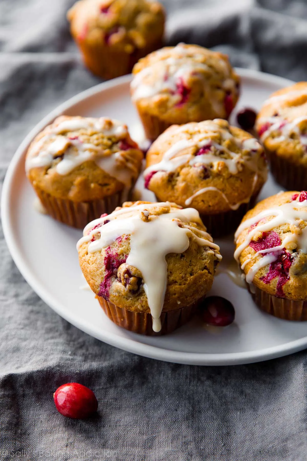 Cardamom Spiced Parsnip Date Muffins with Honey Cream Cheese Frosting
