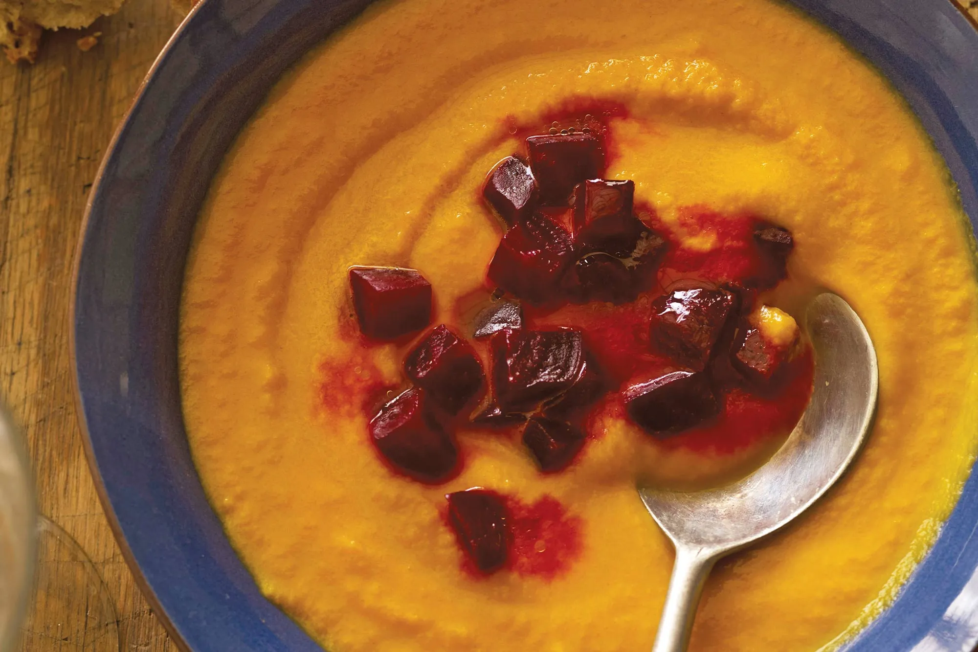 Carrot Ginger and Beet Soup