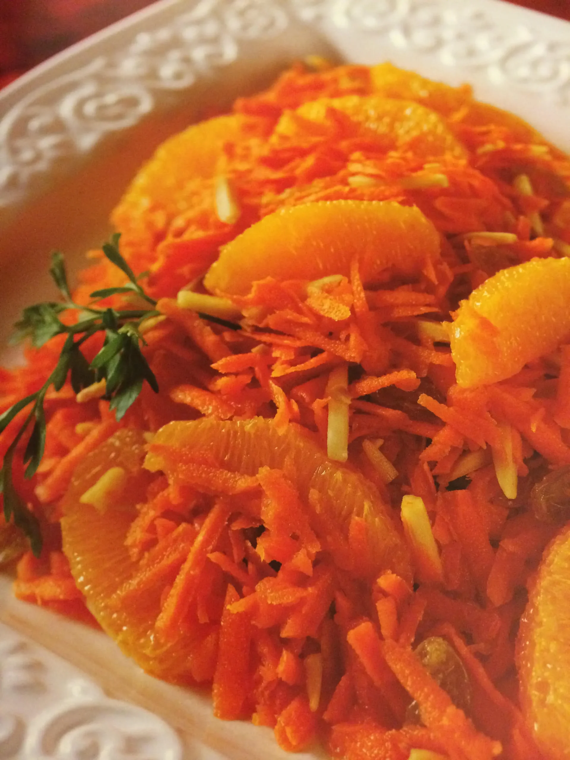 Carrot Ginger and Orange Salad