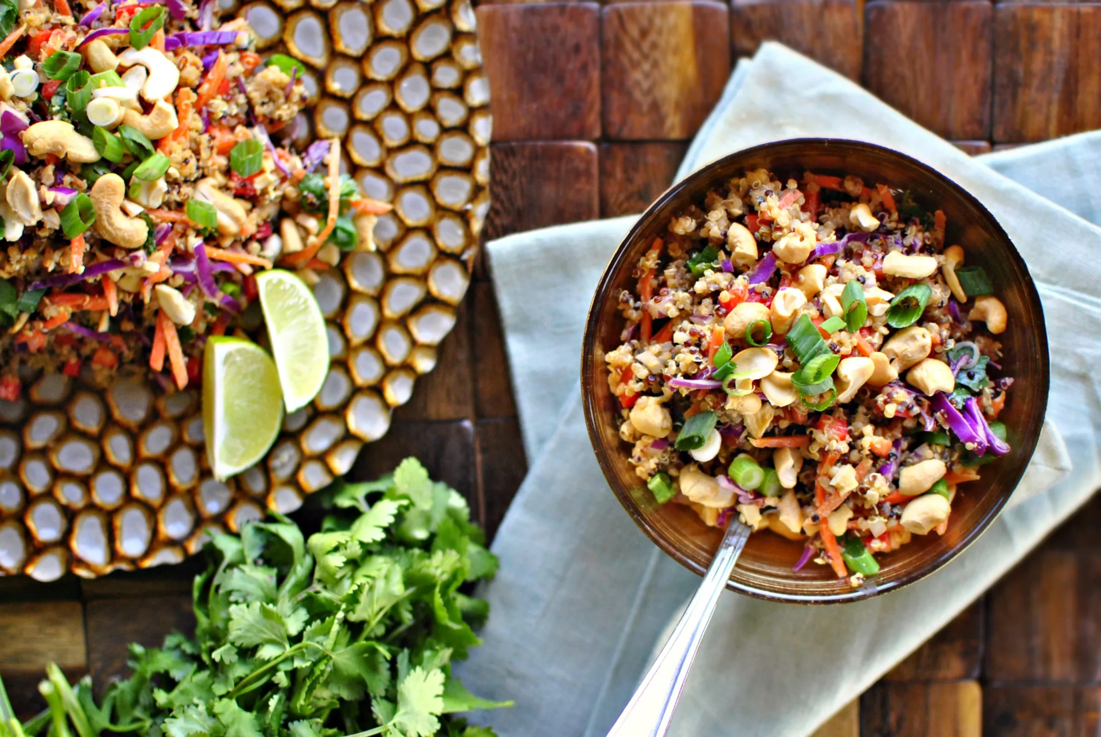 Cashew Thai Quinoa Salad