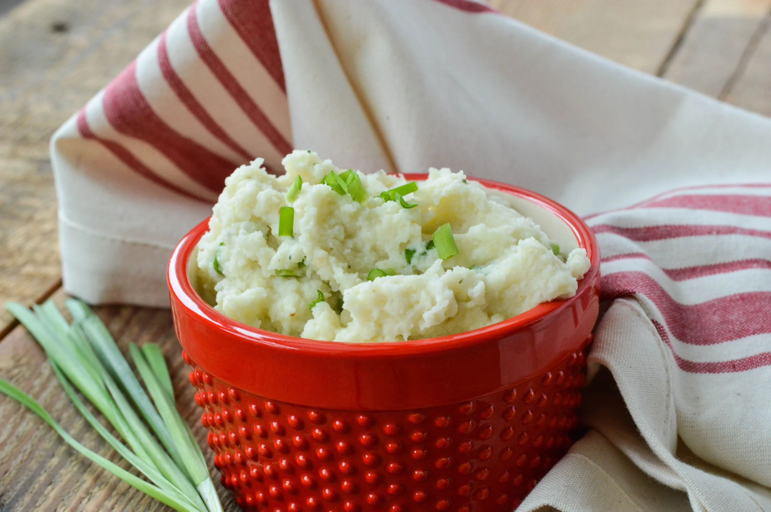 Cauliflower Mash with Roasted Cauliflower