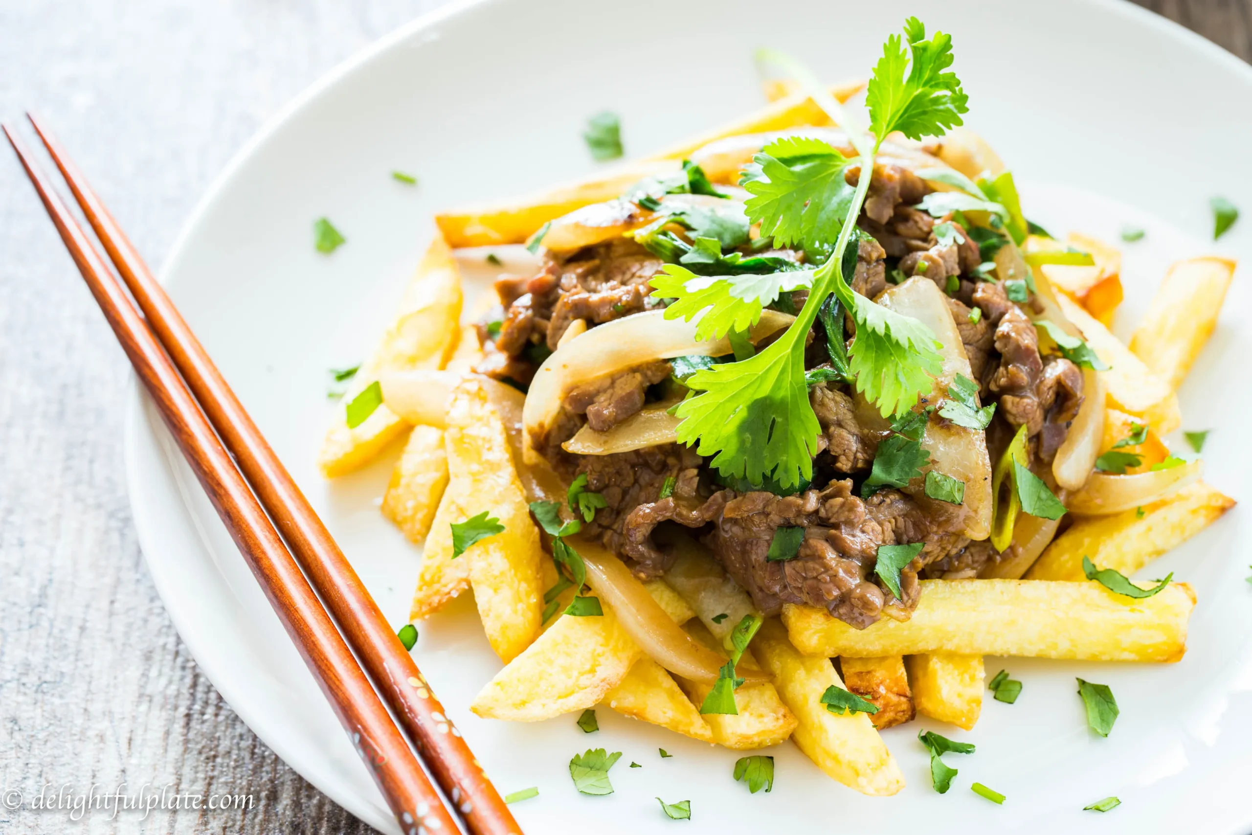 Celery Leaves Beef Stir Fry Crispy Fries