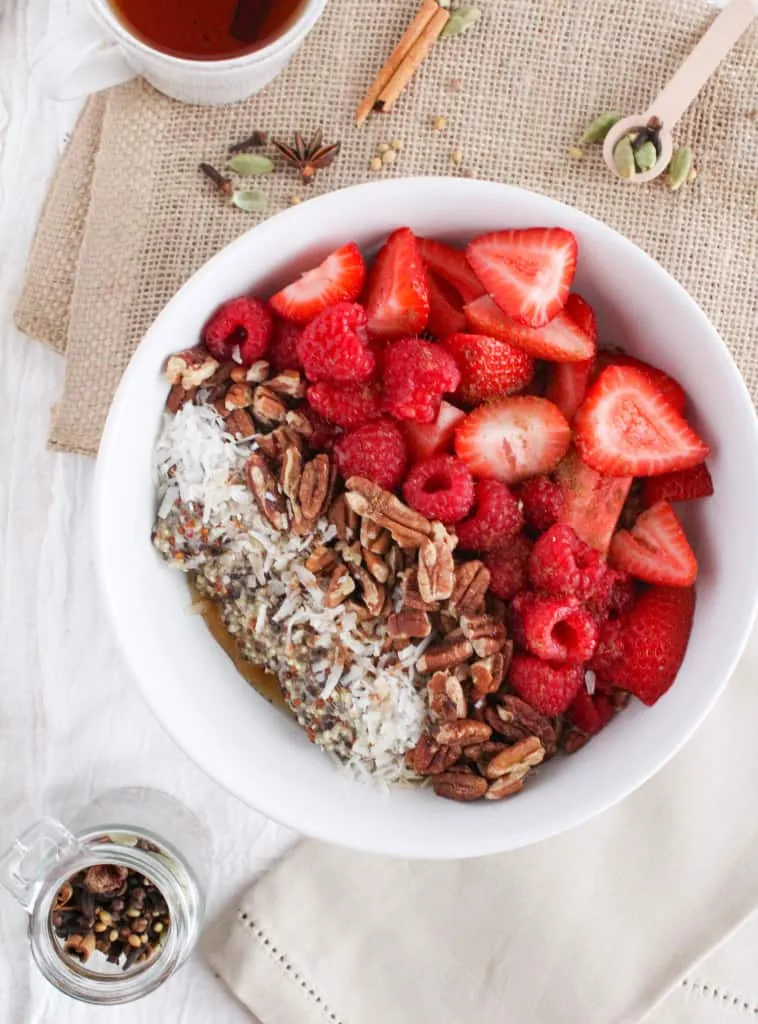 Chai Quinoa Breakfast Bowls