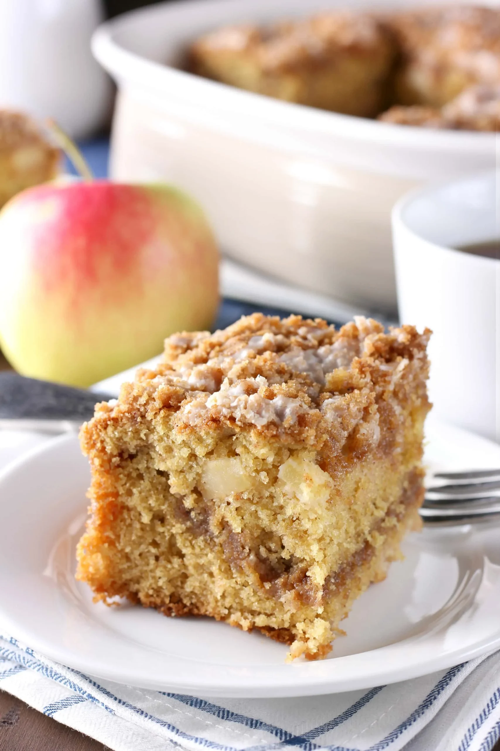 Cheerful Morning Apple Coffee Cake