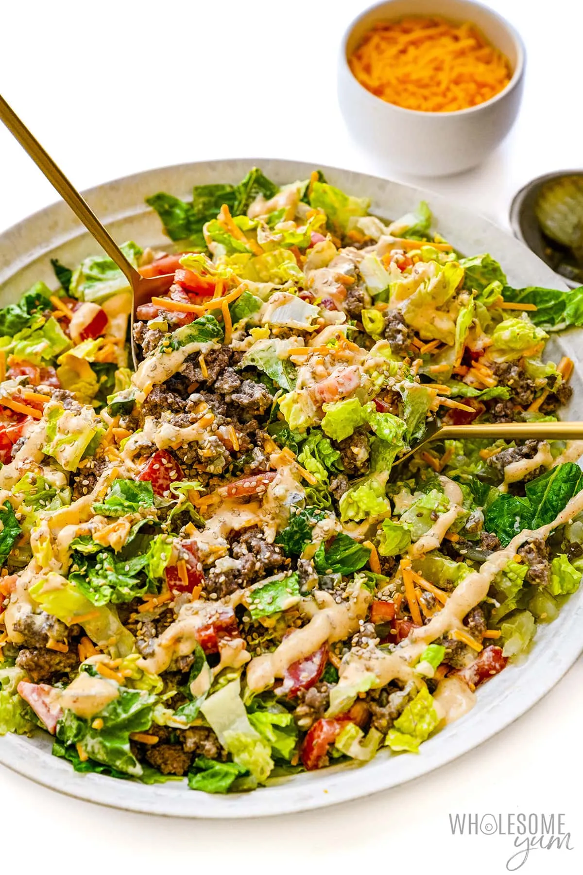 Cheeseburger Salad Big Mac Salad