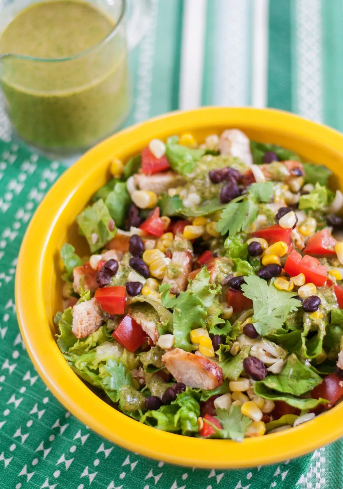 Cheesecake Factory Santa Fe Chicken Salad with Cilantro Dressing