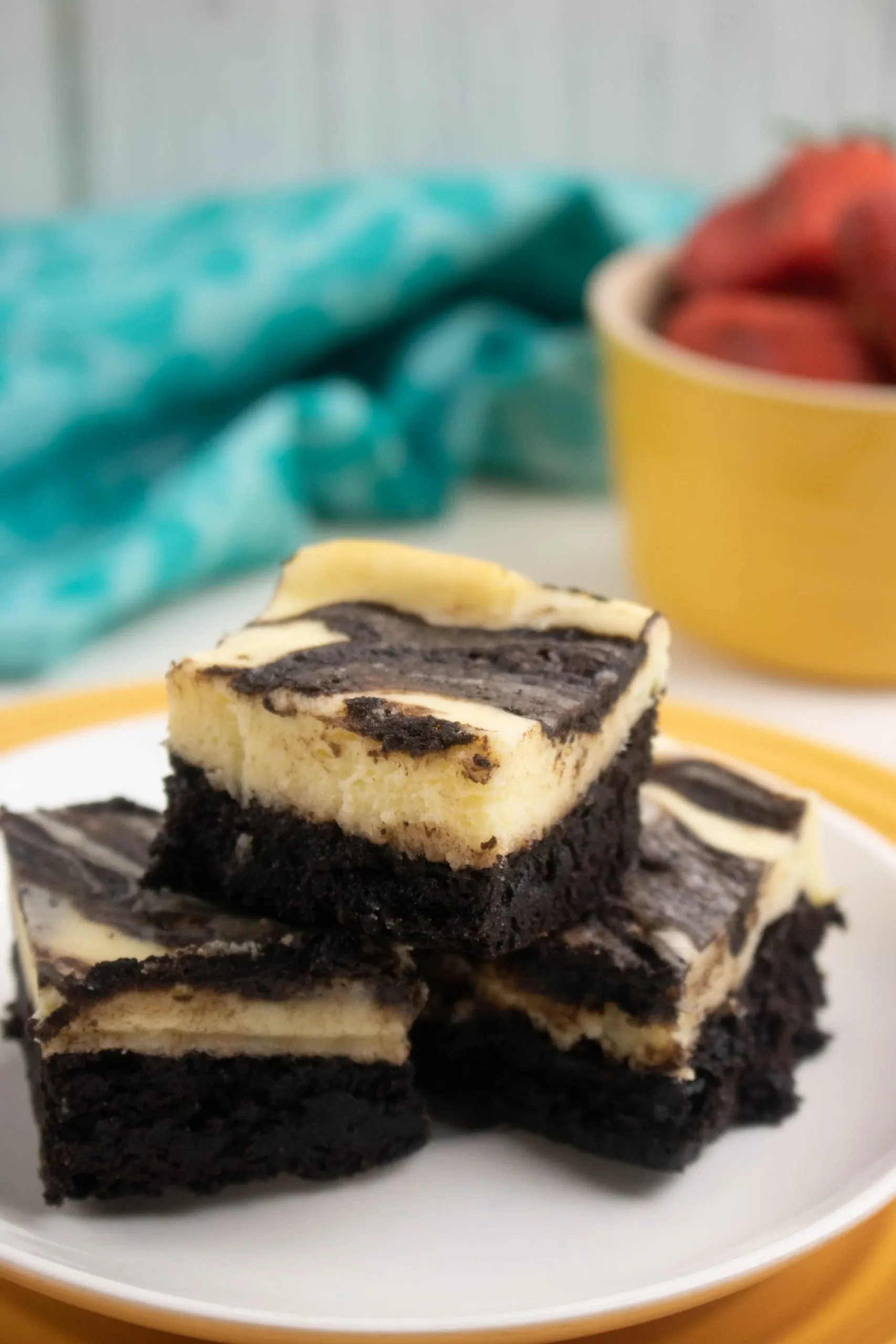Cheesecake Swirl Brownies from Scratch