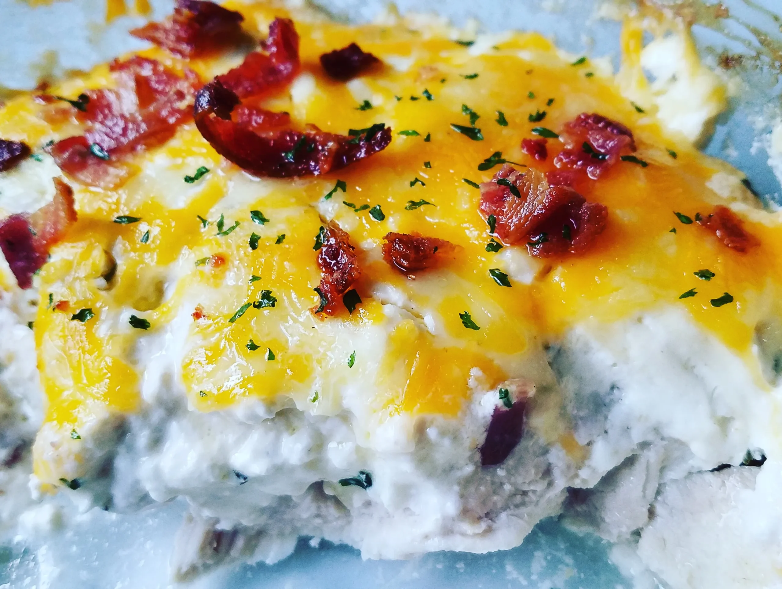 Cheesy Bacon Ranch Casserole (Low Carb)