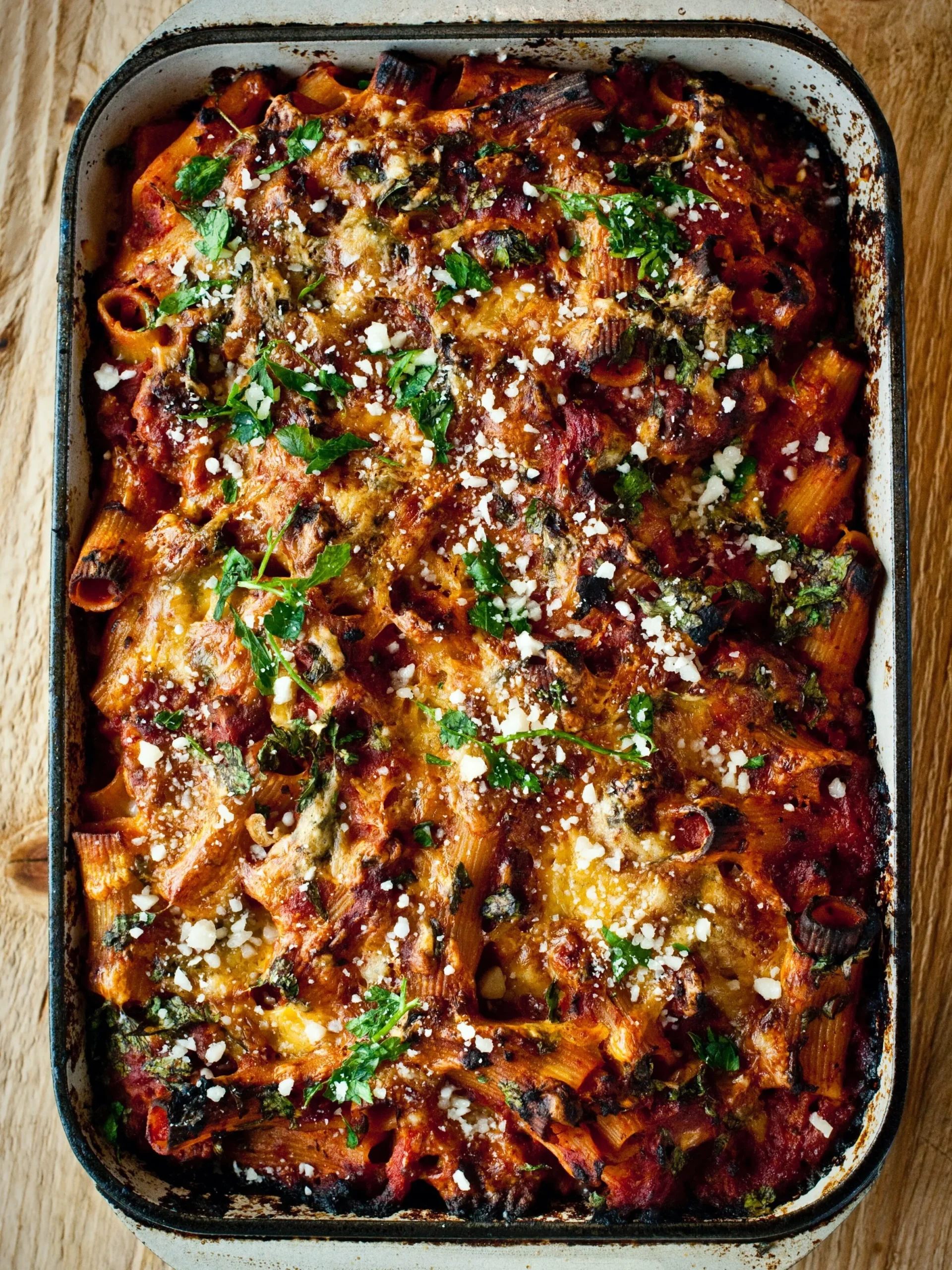 Cheesy Baked Penne Pasta