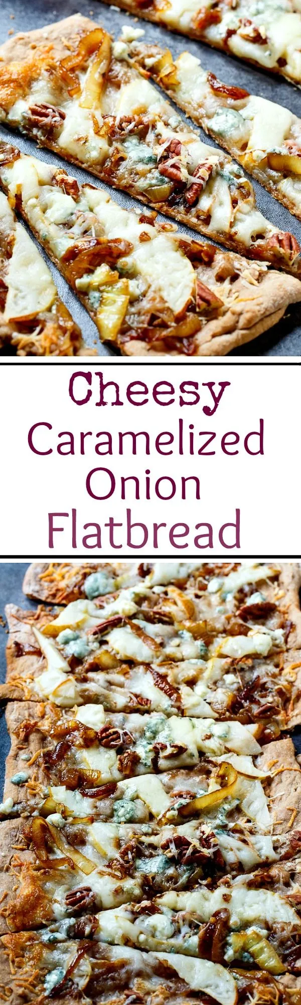 Cheesy Caramelized Onion Flatbreads