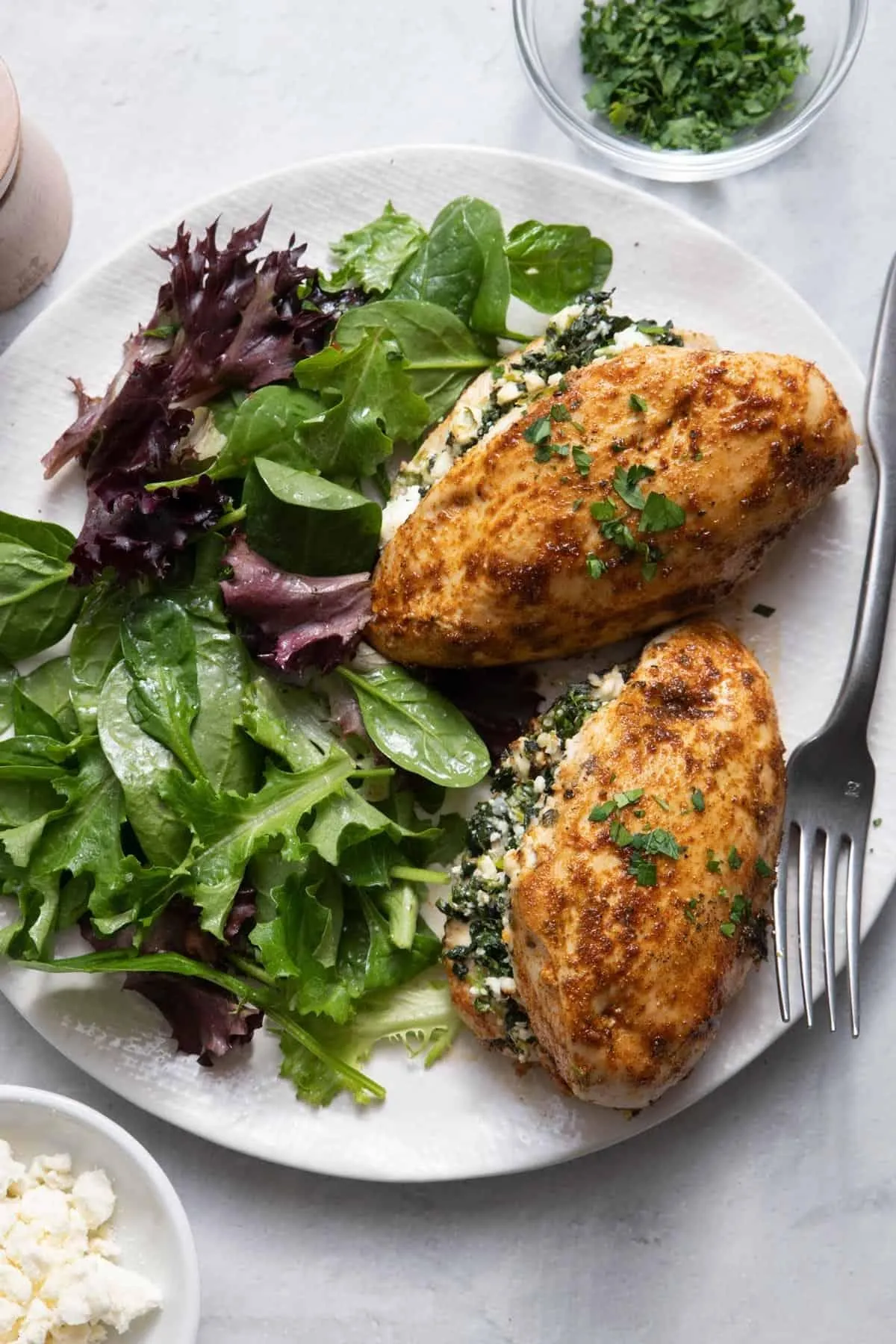 Cheesy Feta Stuffed Chicken