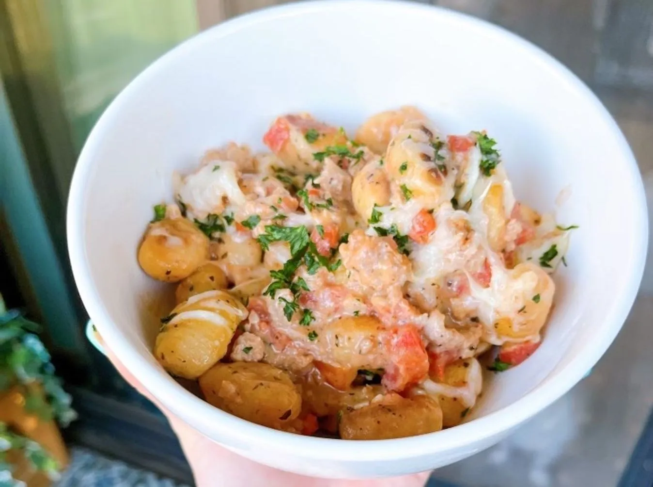 Cheesy Gnocchi and Sausage Skillet