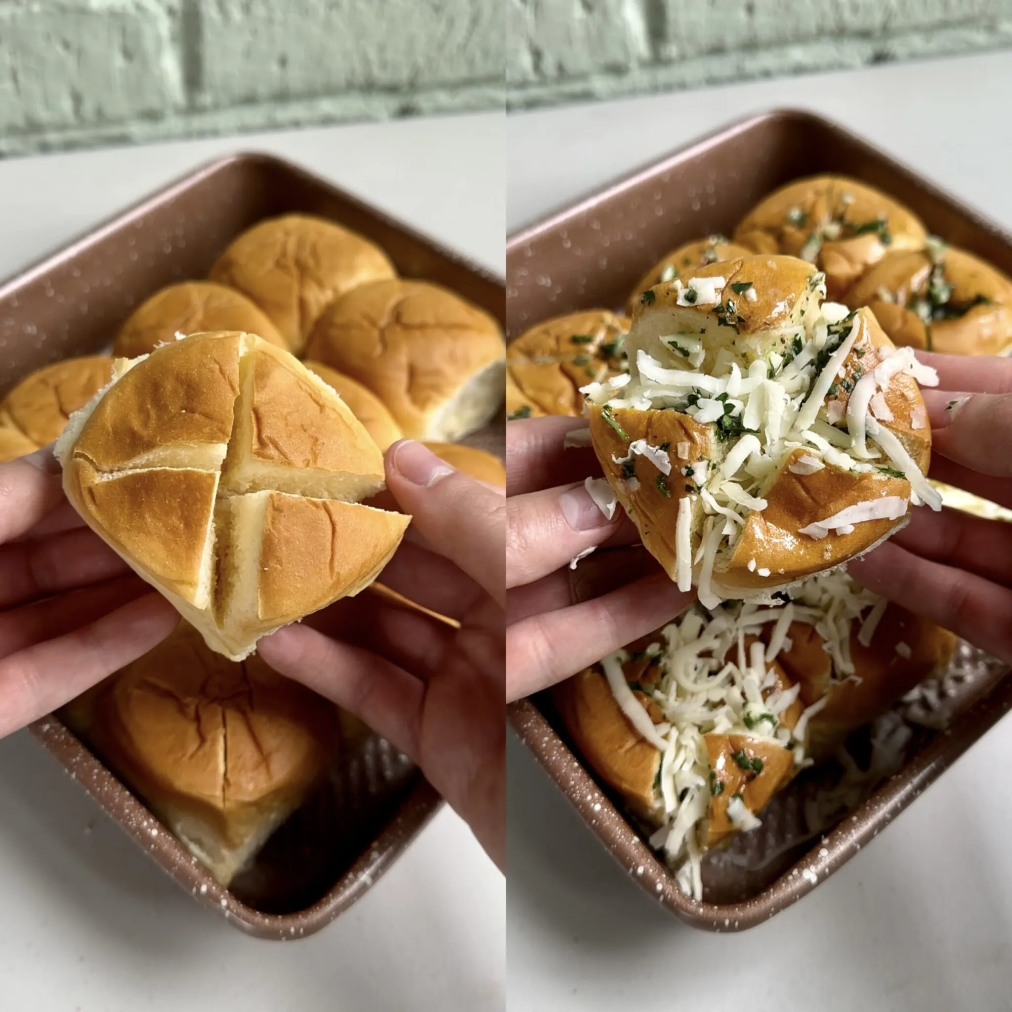 Cheesy Hawaiian Garlic Bread
