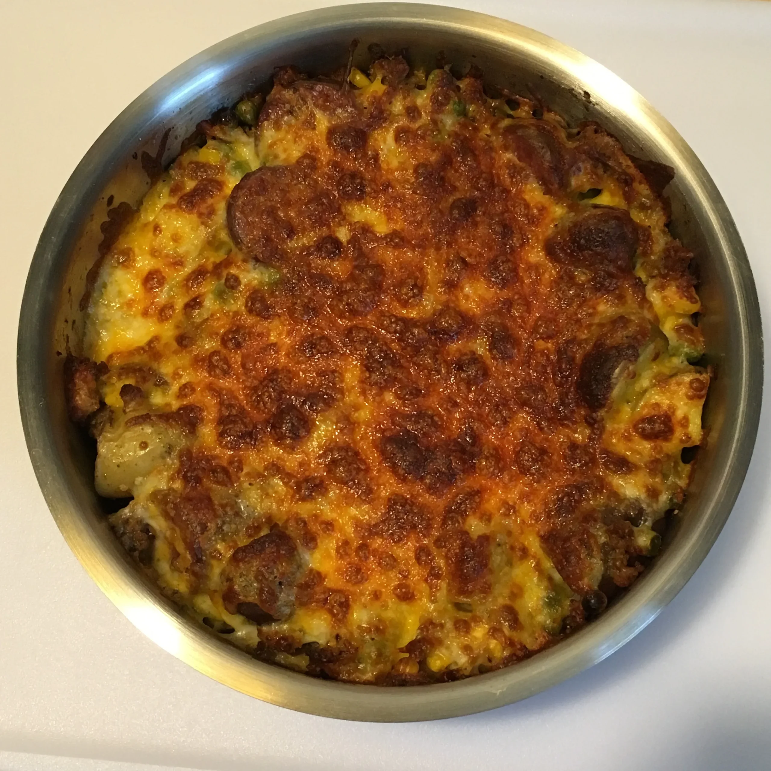 Cheesy Potato Beef Bake
