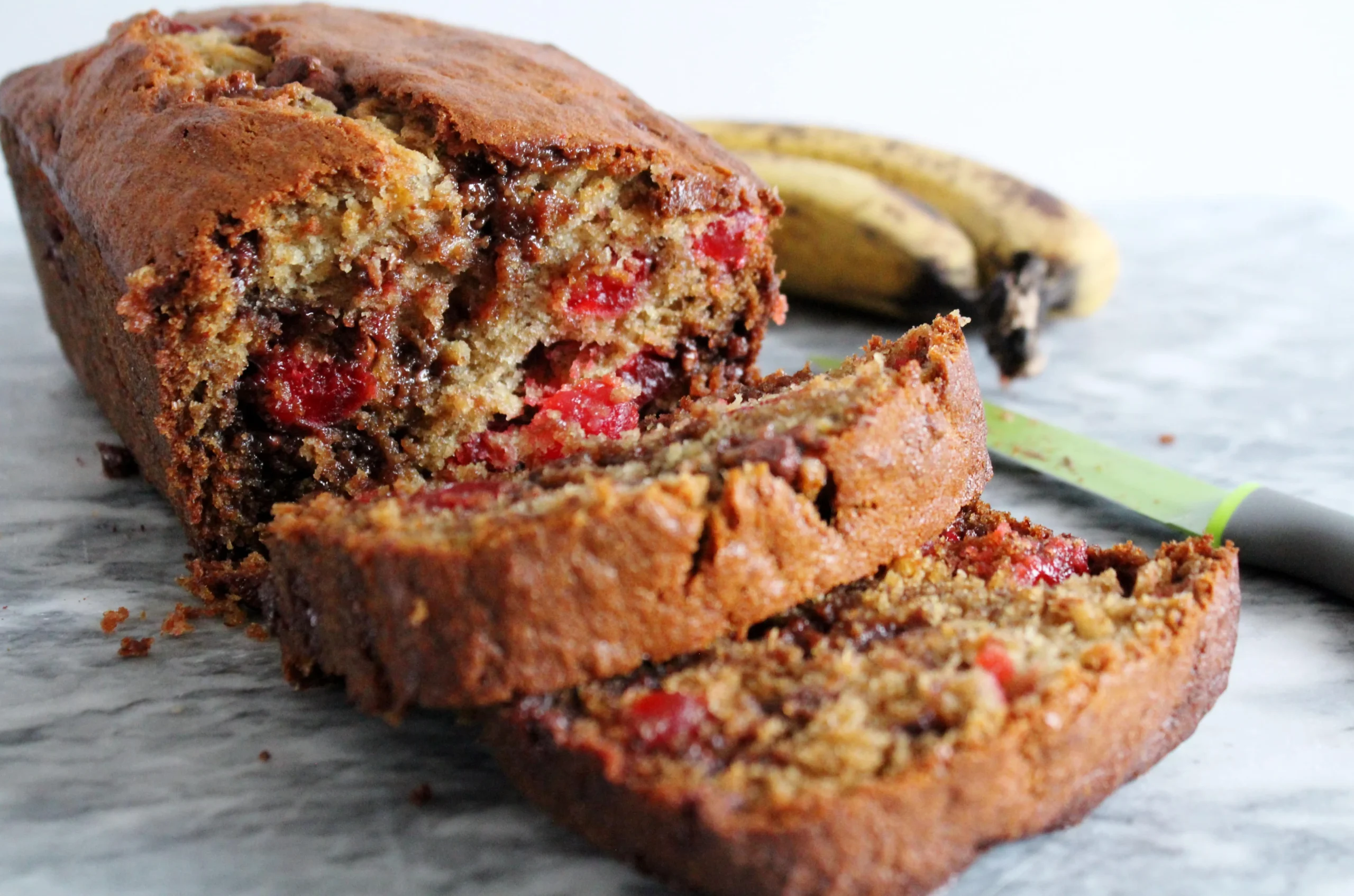 Cherry Chocolate Chip Banana Bread