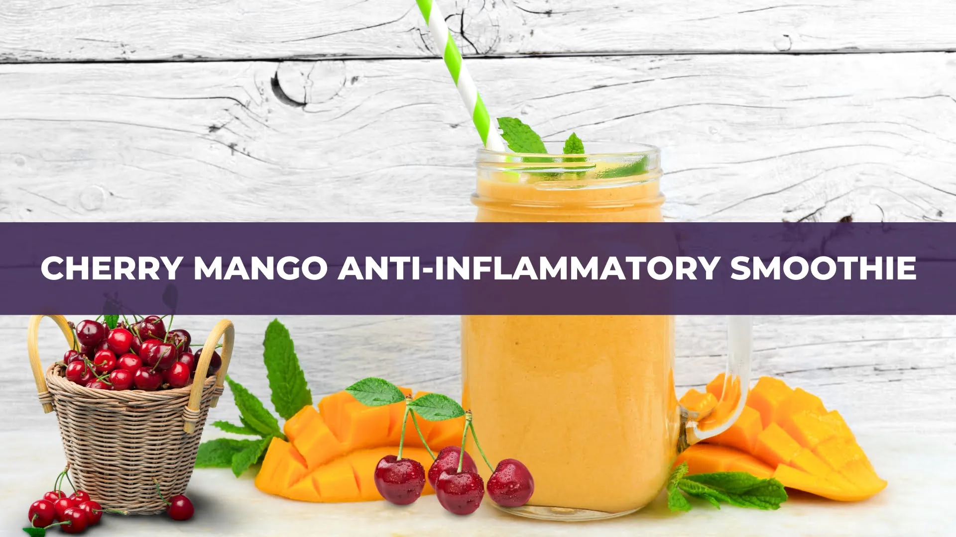 Cherry Mango Anti-Inflammatory Smoothie