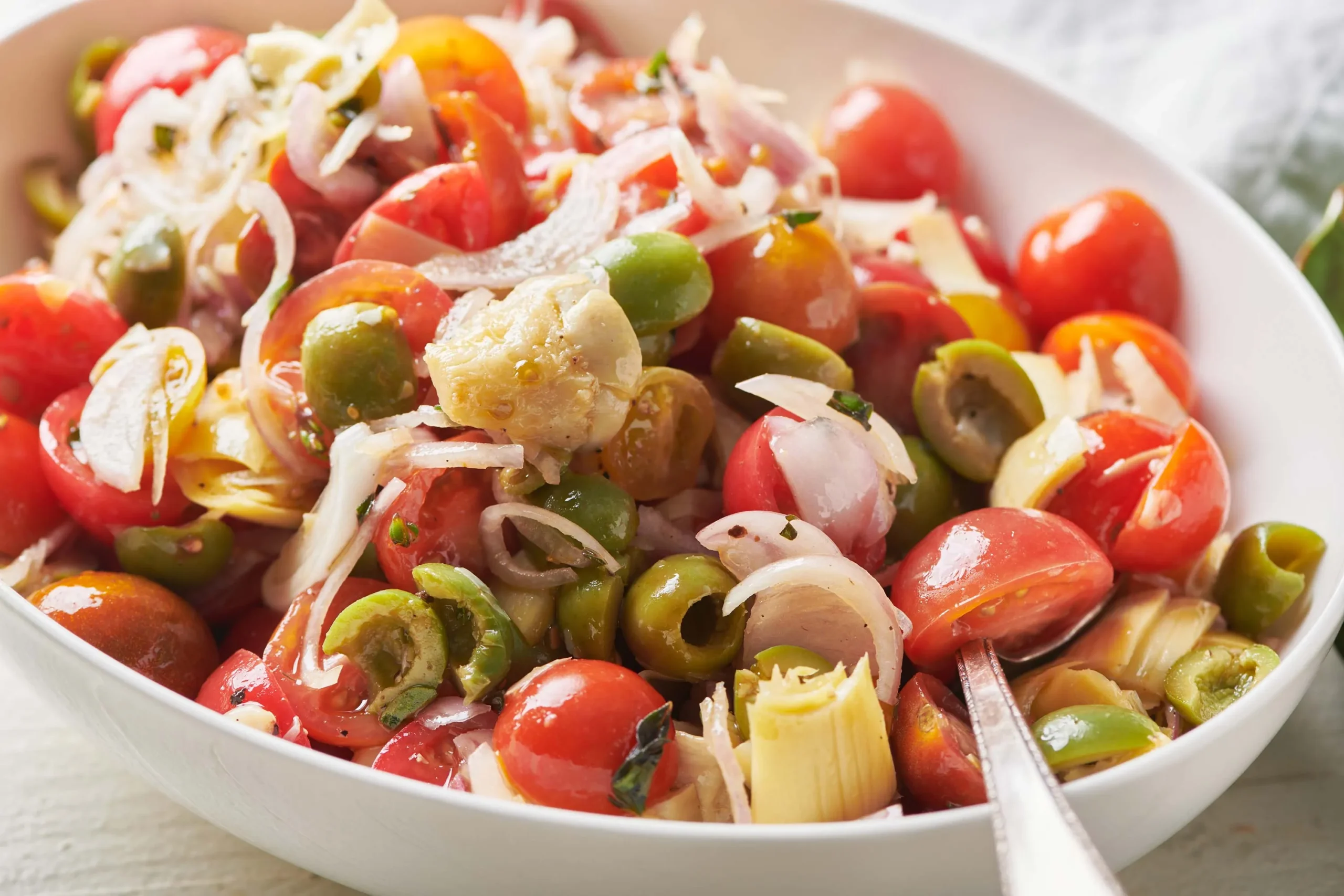 Cherry Tomato Antipasti Salad