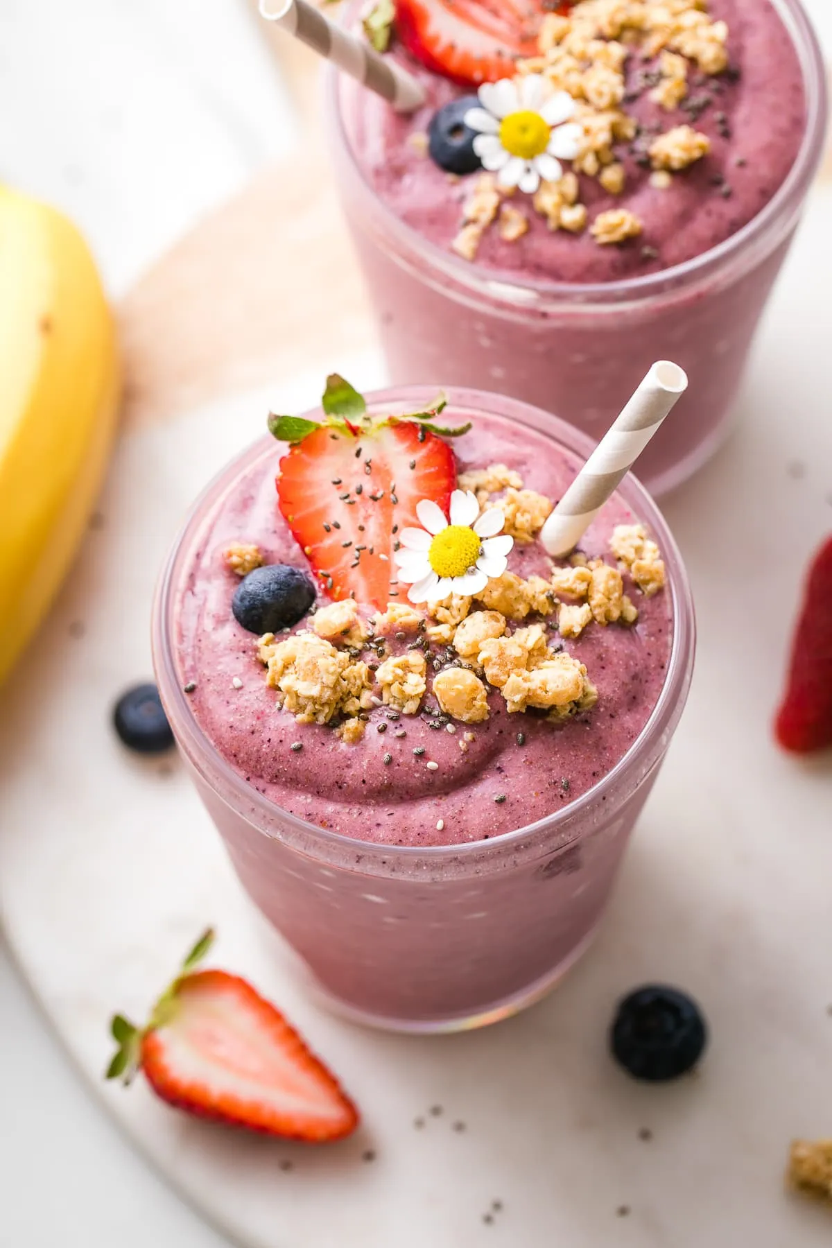 Chia Seed Berry Yogurt Smoothie