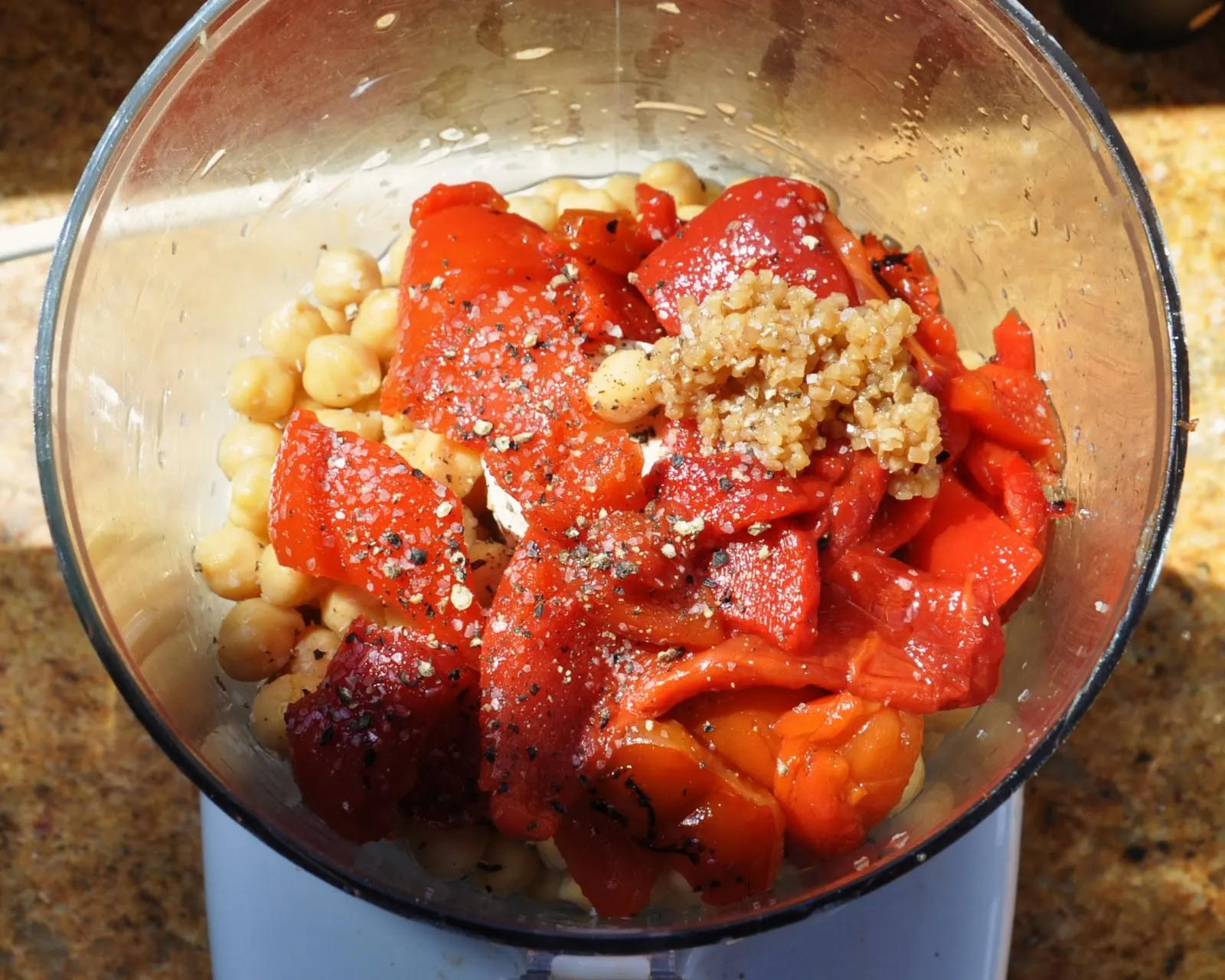 Chick Pea and Roasted Pepper Dip