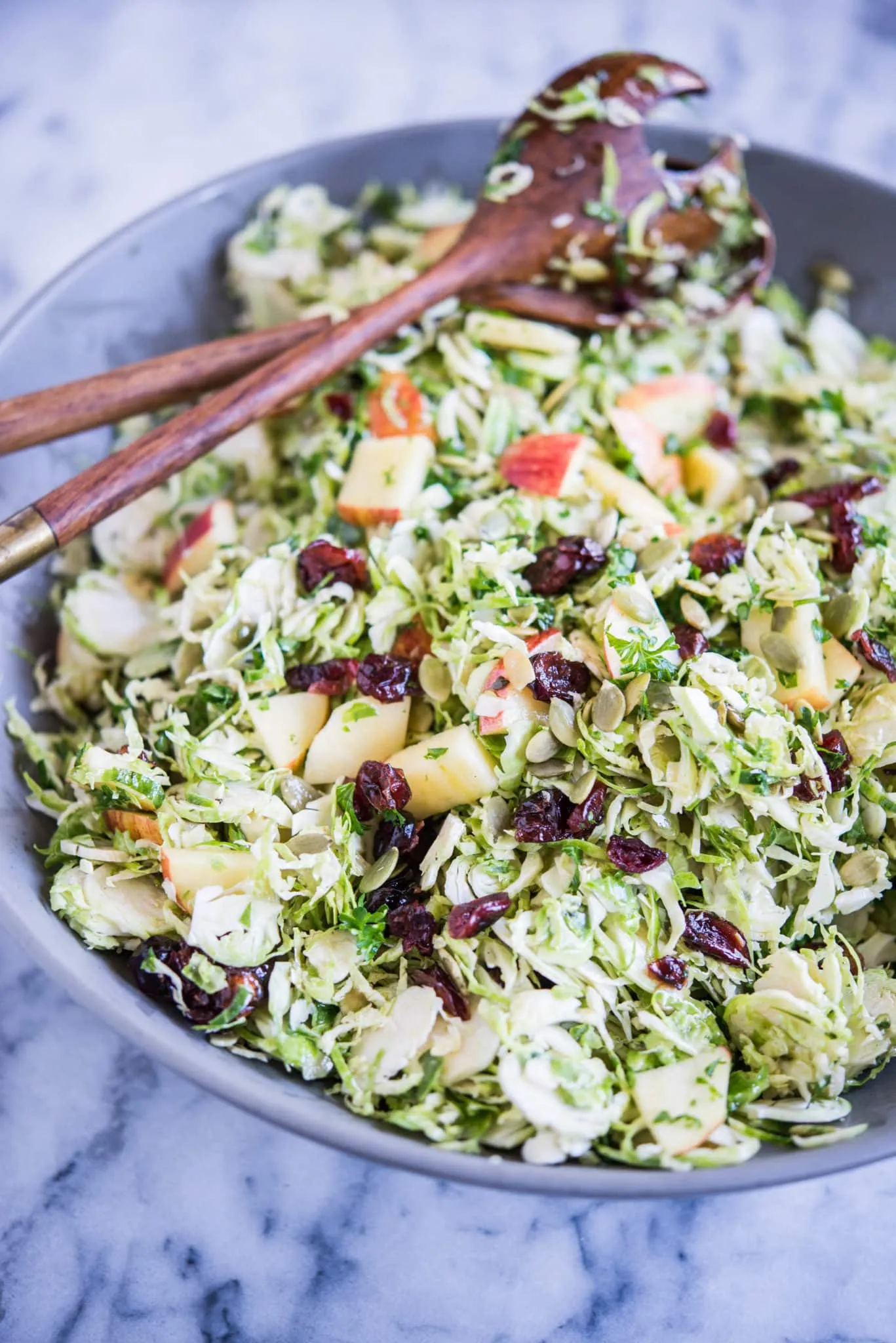 Chicken Apple Brussels Sprouts Salad