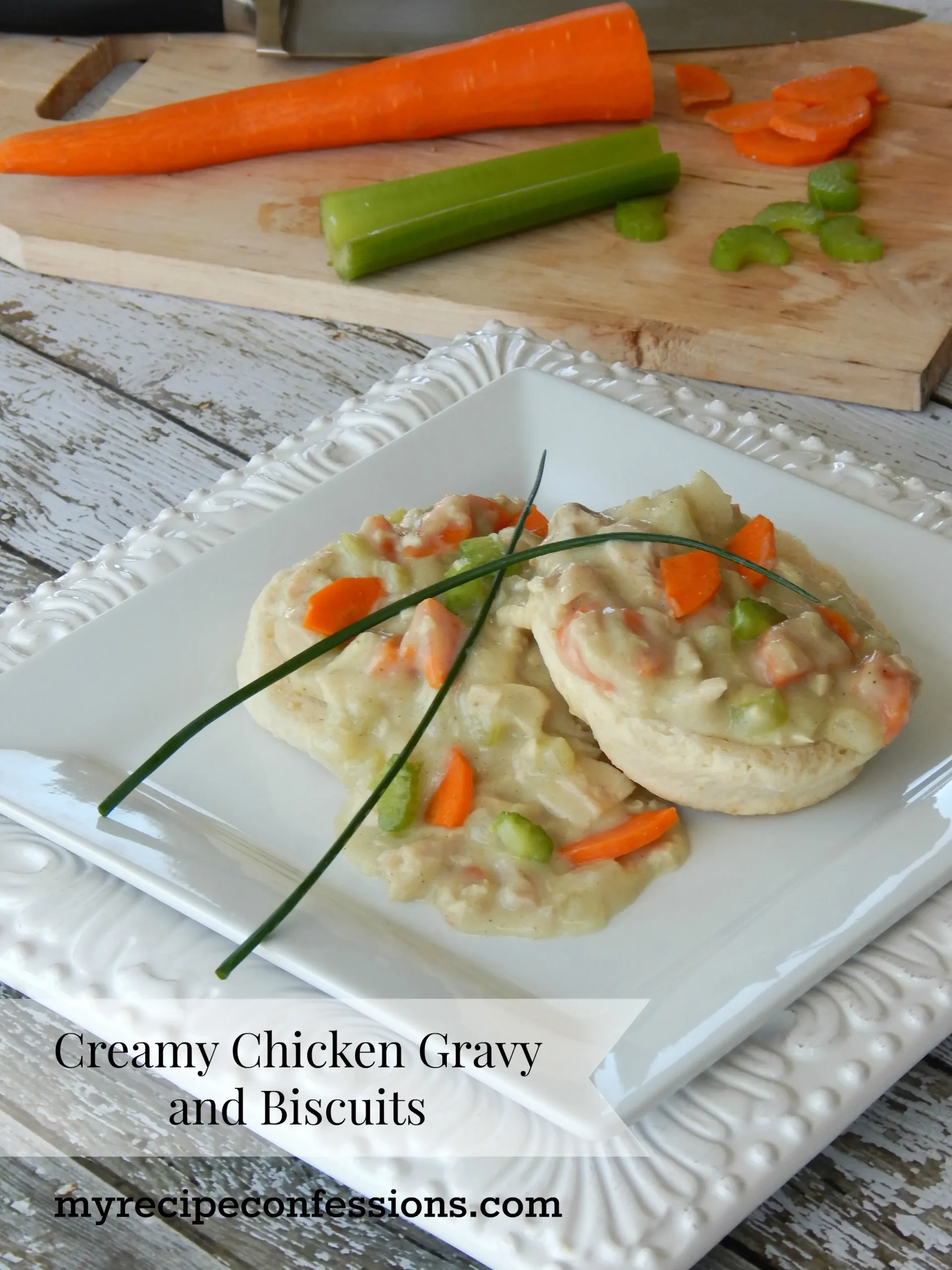 Chicken Biscuits and Cream Gravy