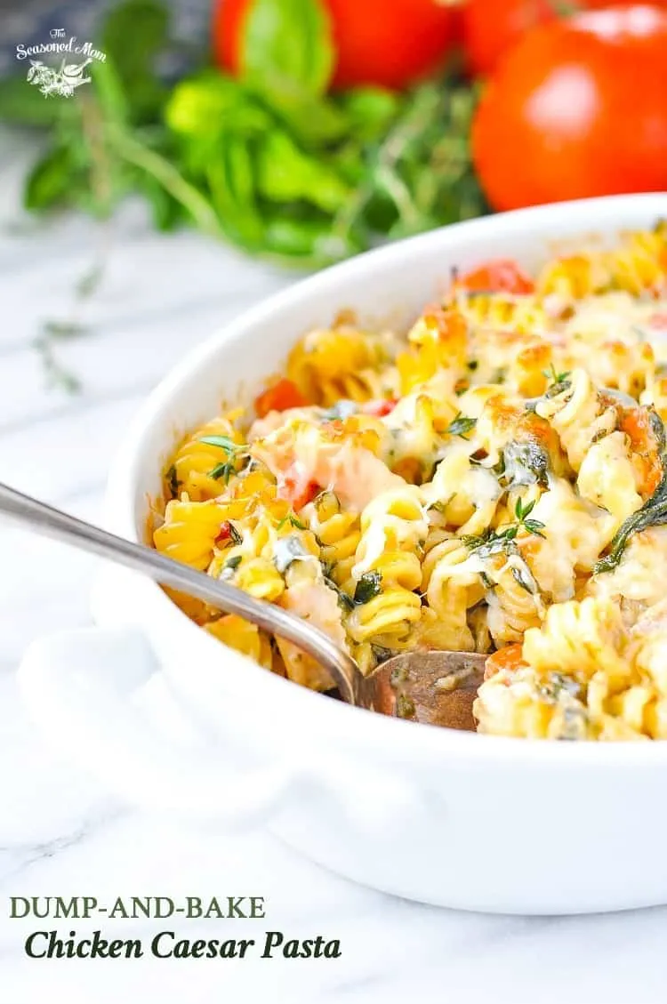 Chicken Caesar Pasta Casserole