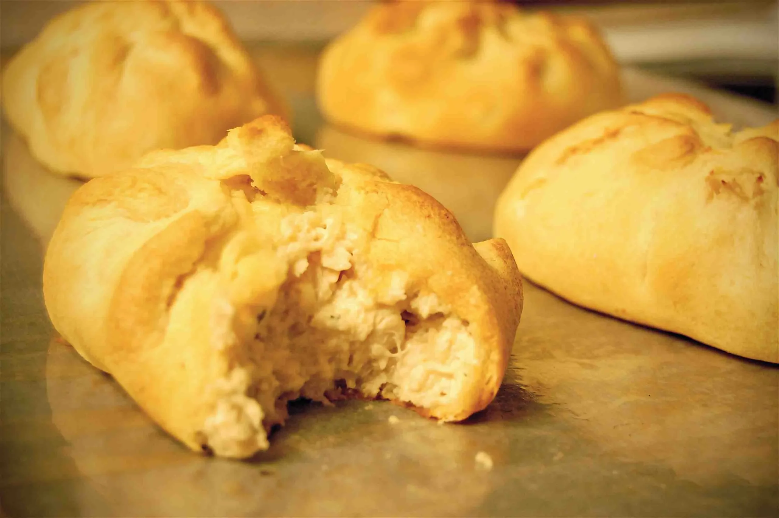 Chicken Cream Filled Popovers Lo Fat