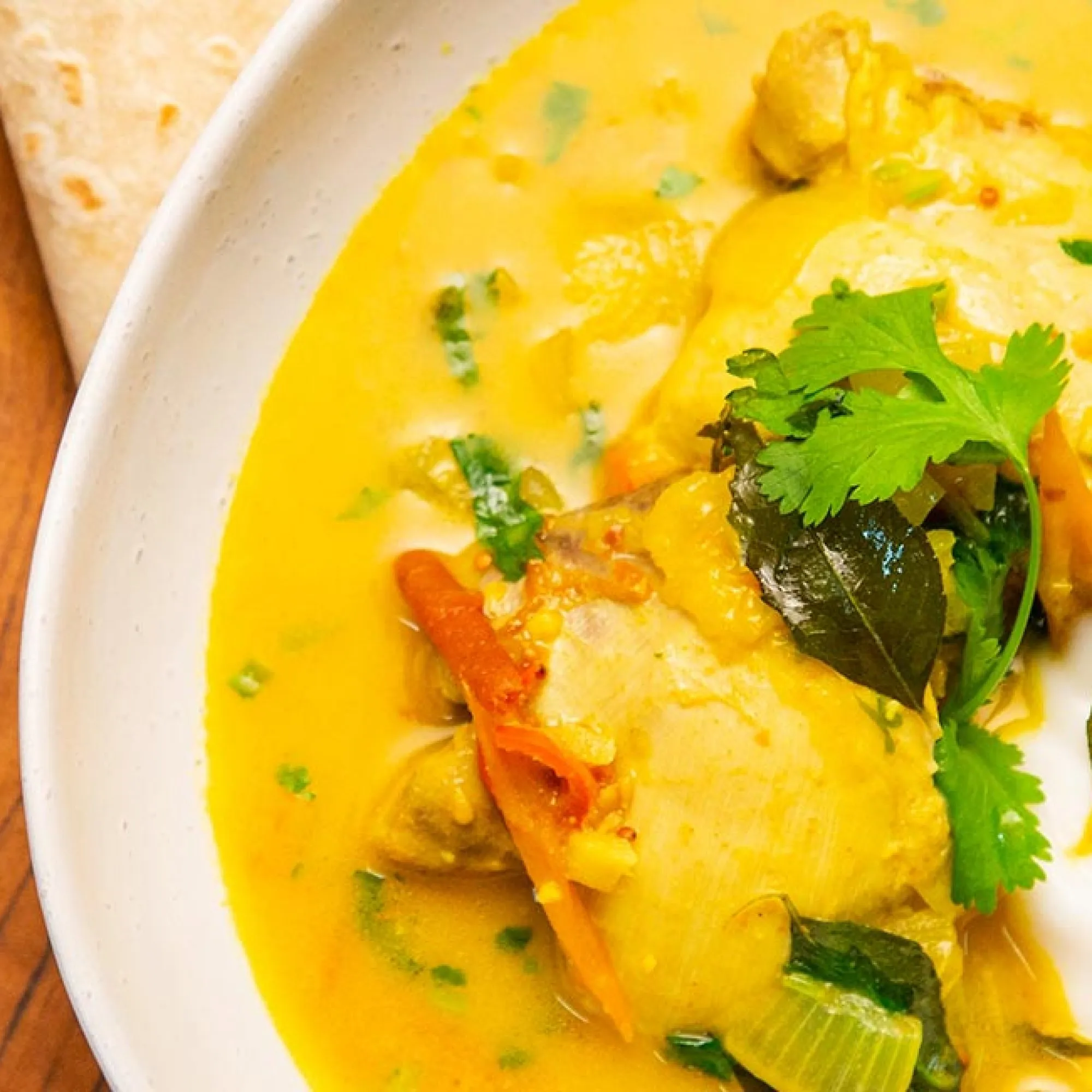 Chicken Curry with Coconut Cream