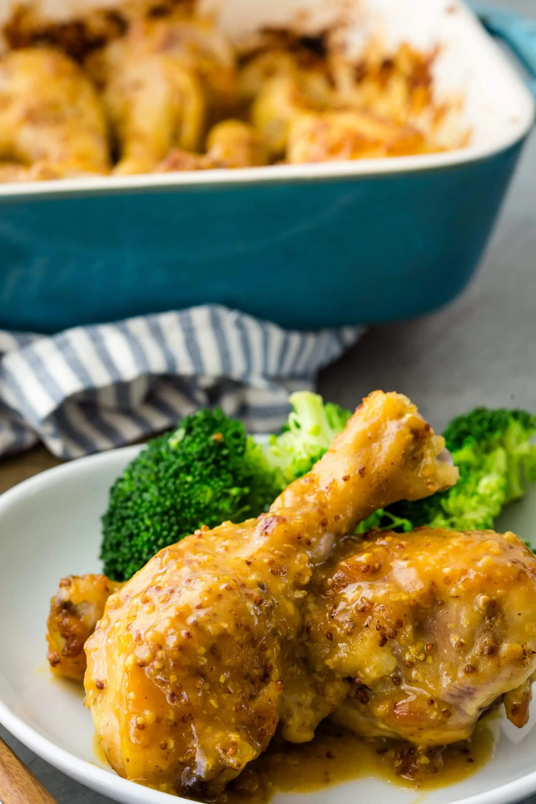 Chicken Drumsticks Mustard Sauce