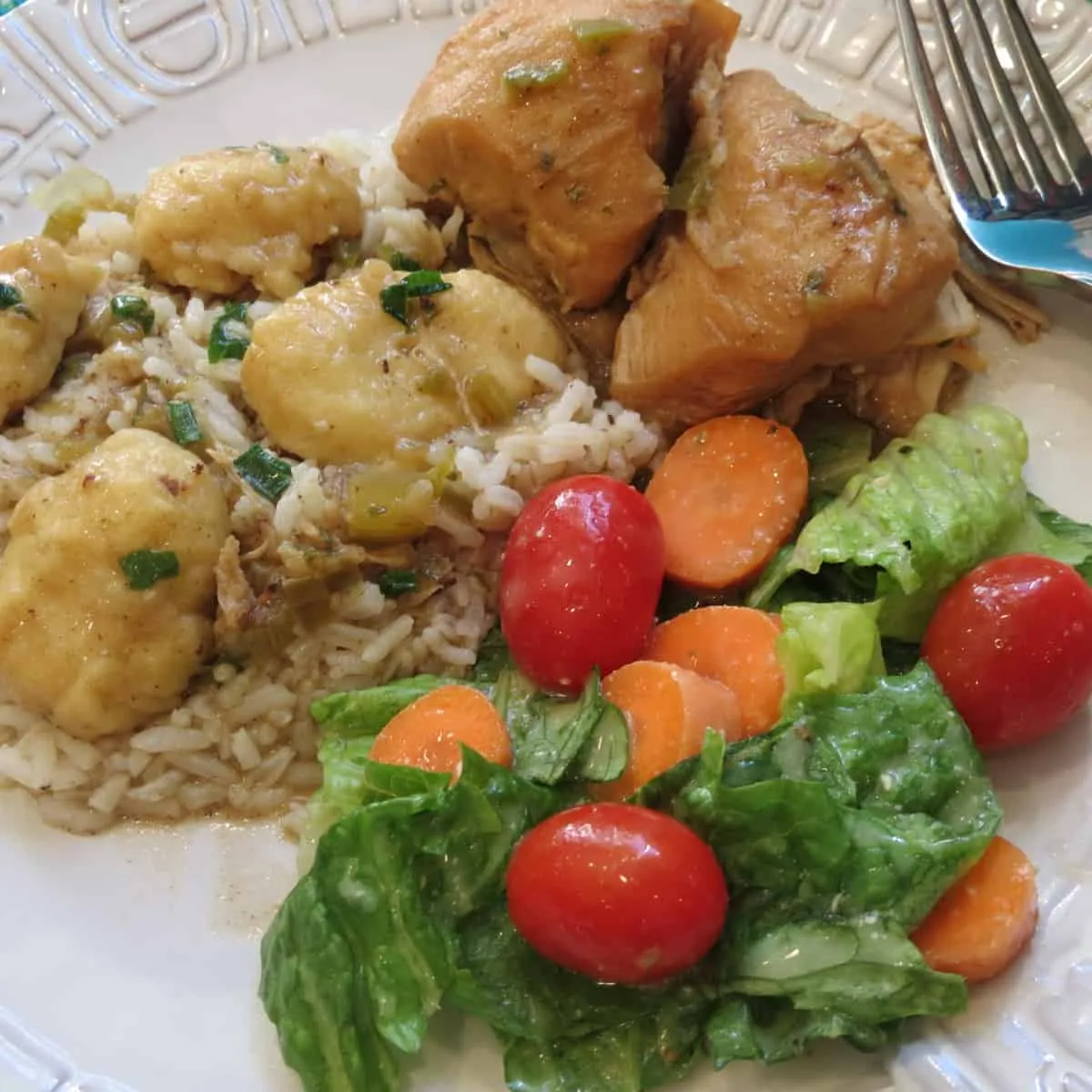 Chicken Fricassee with Dumplings