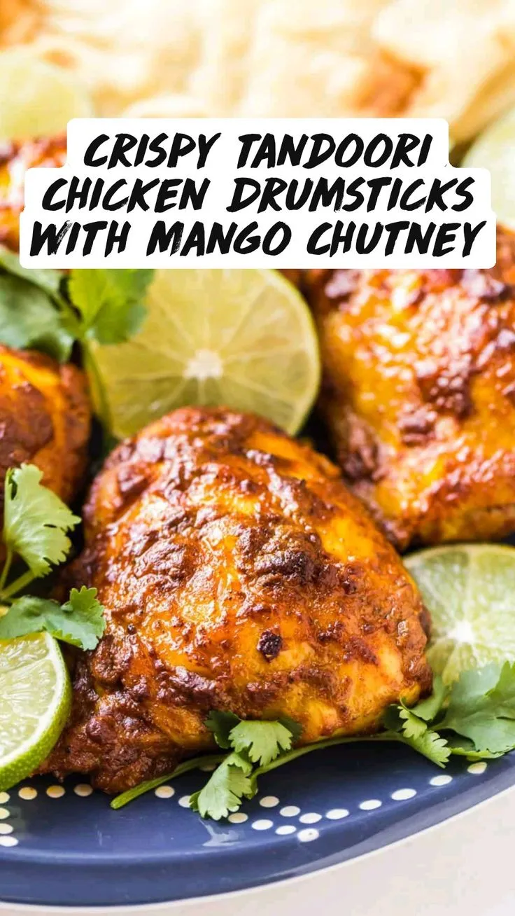 Chicken Legs with Mango Chutney and Carrot