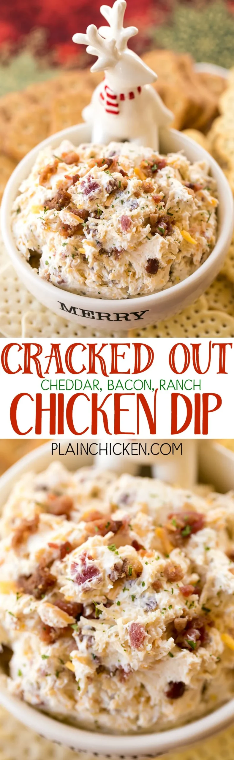Chicken Ranch Dip Appetizer Cream Cheese