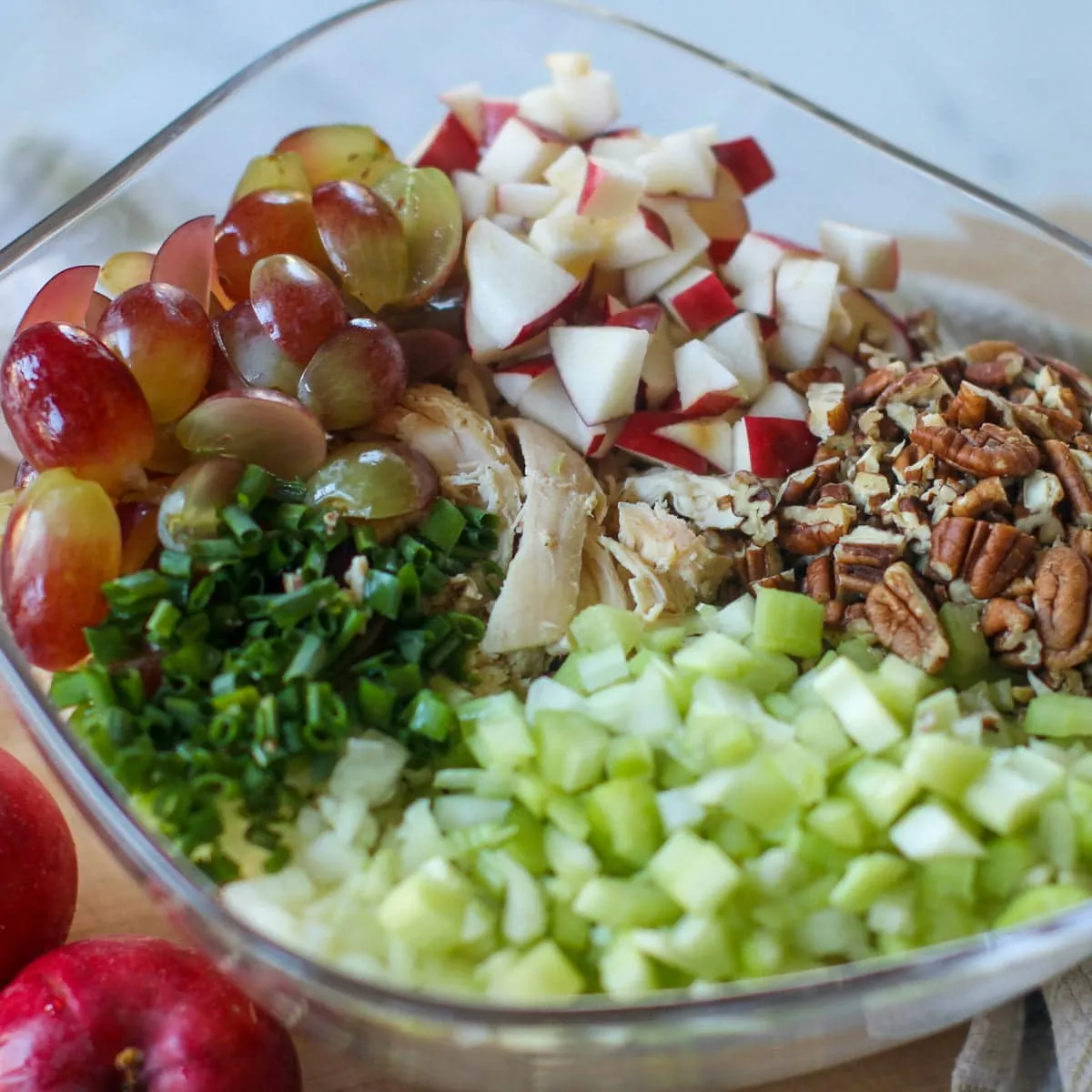 Chicken Salad with Apples, Grapes, Almonds, and Dill