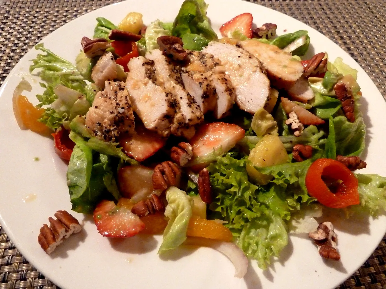 Chicken Salad with Peppadews and Olives