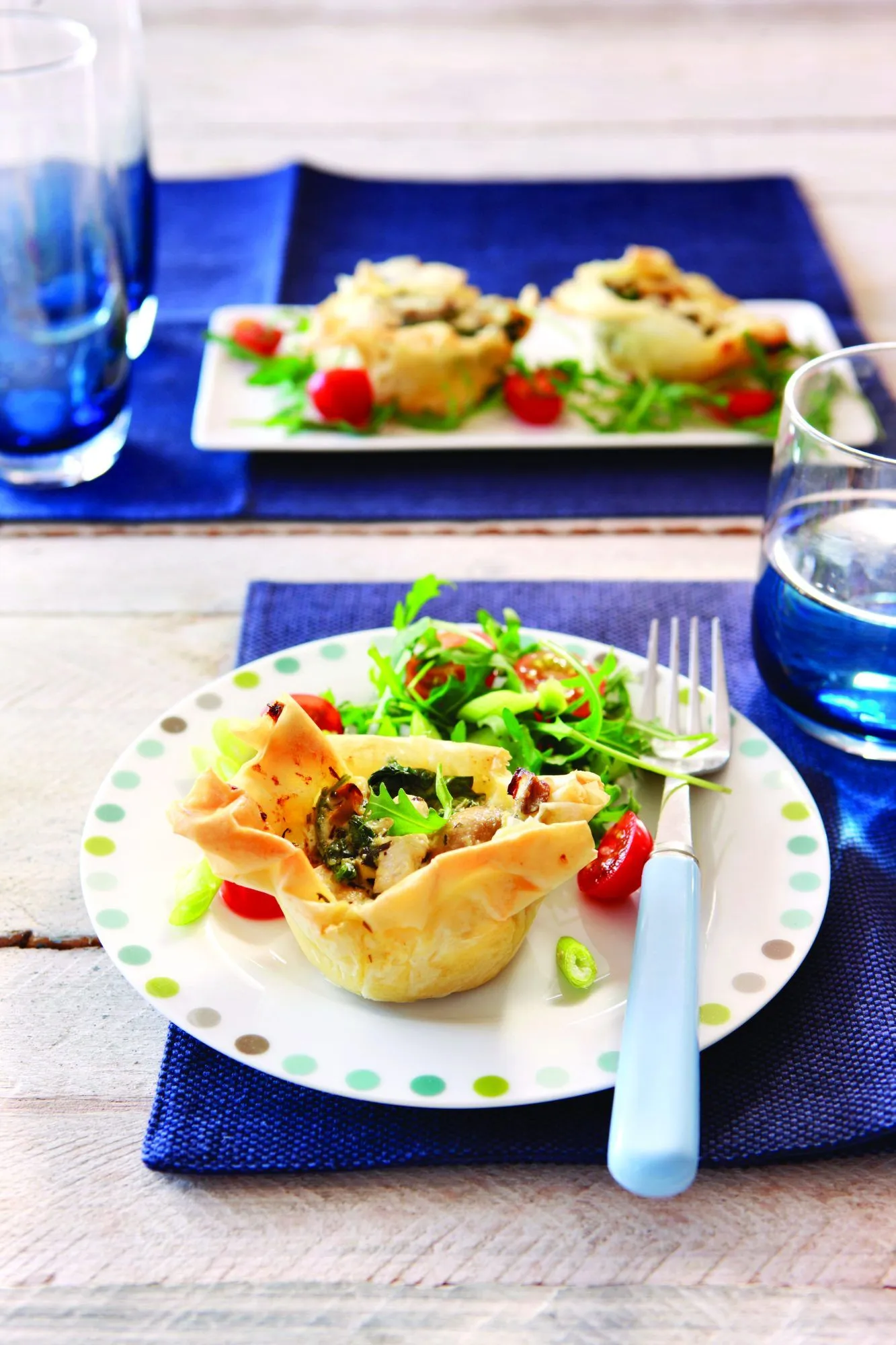 Chicken and Mushroom Filo Pie