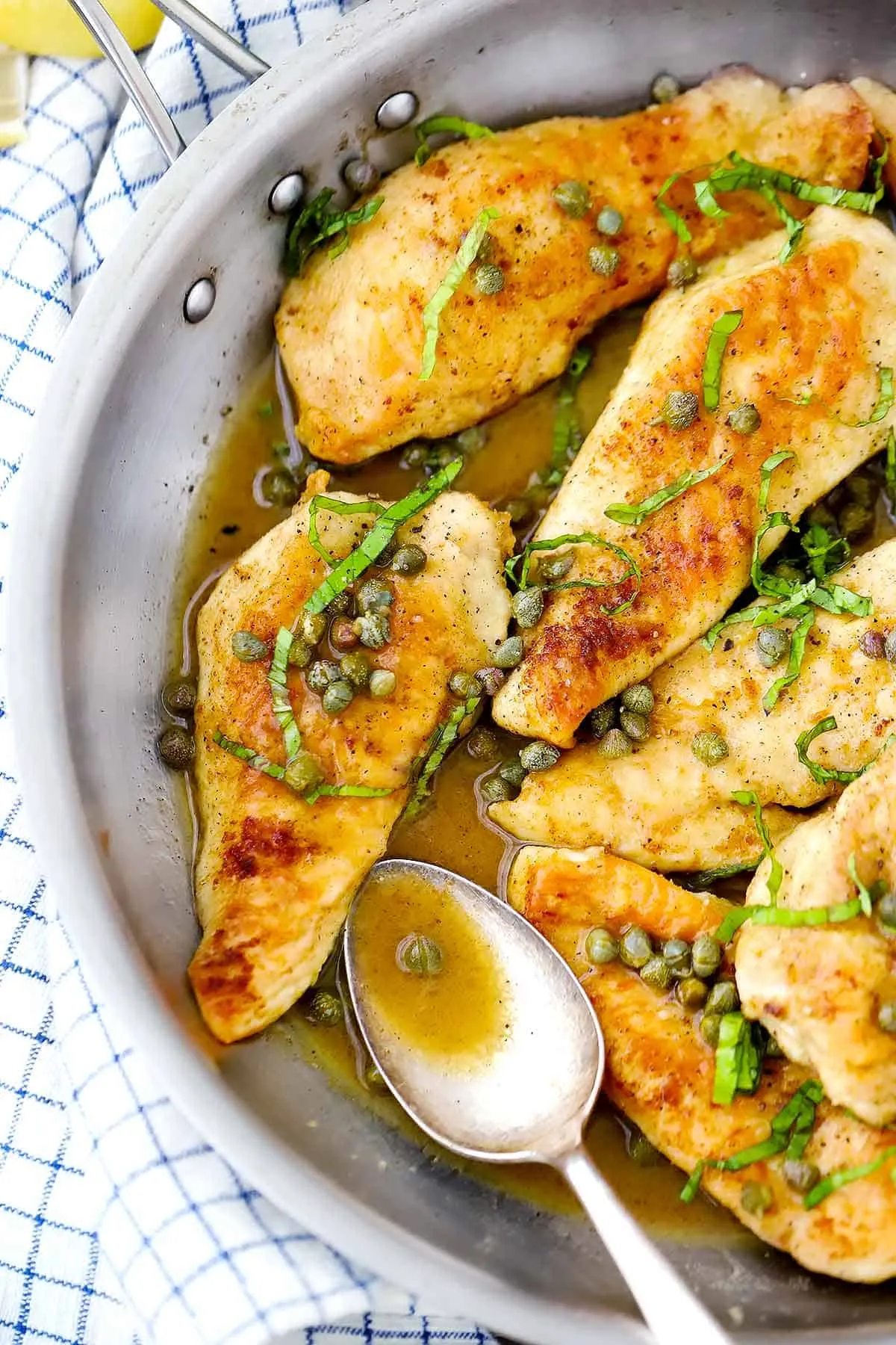 Chicken with Lemon Caper Sauce Lynn Eddy