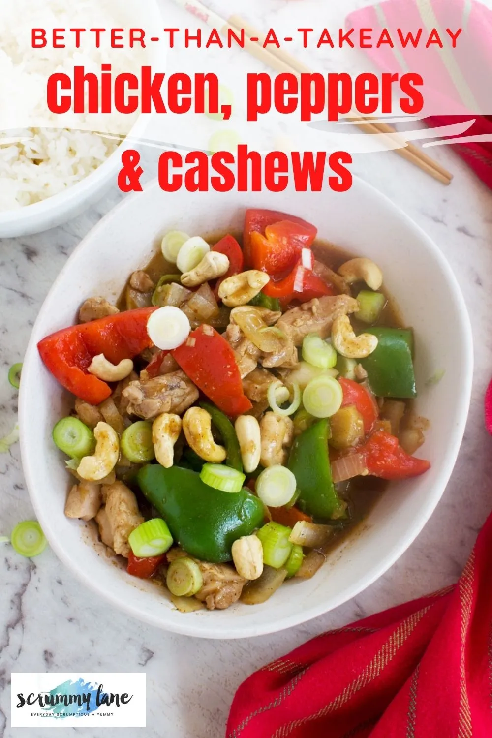 Chicken with Peppers and Cashew Nuts